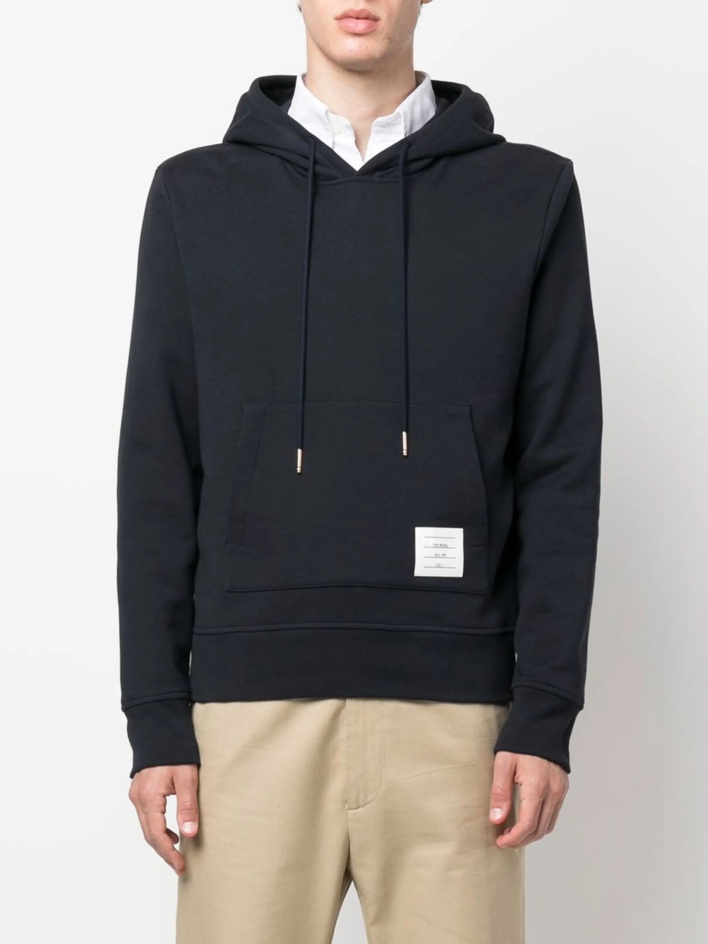 logo-patch hoodie