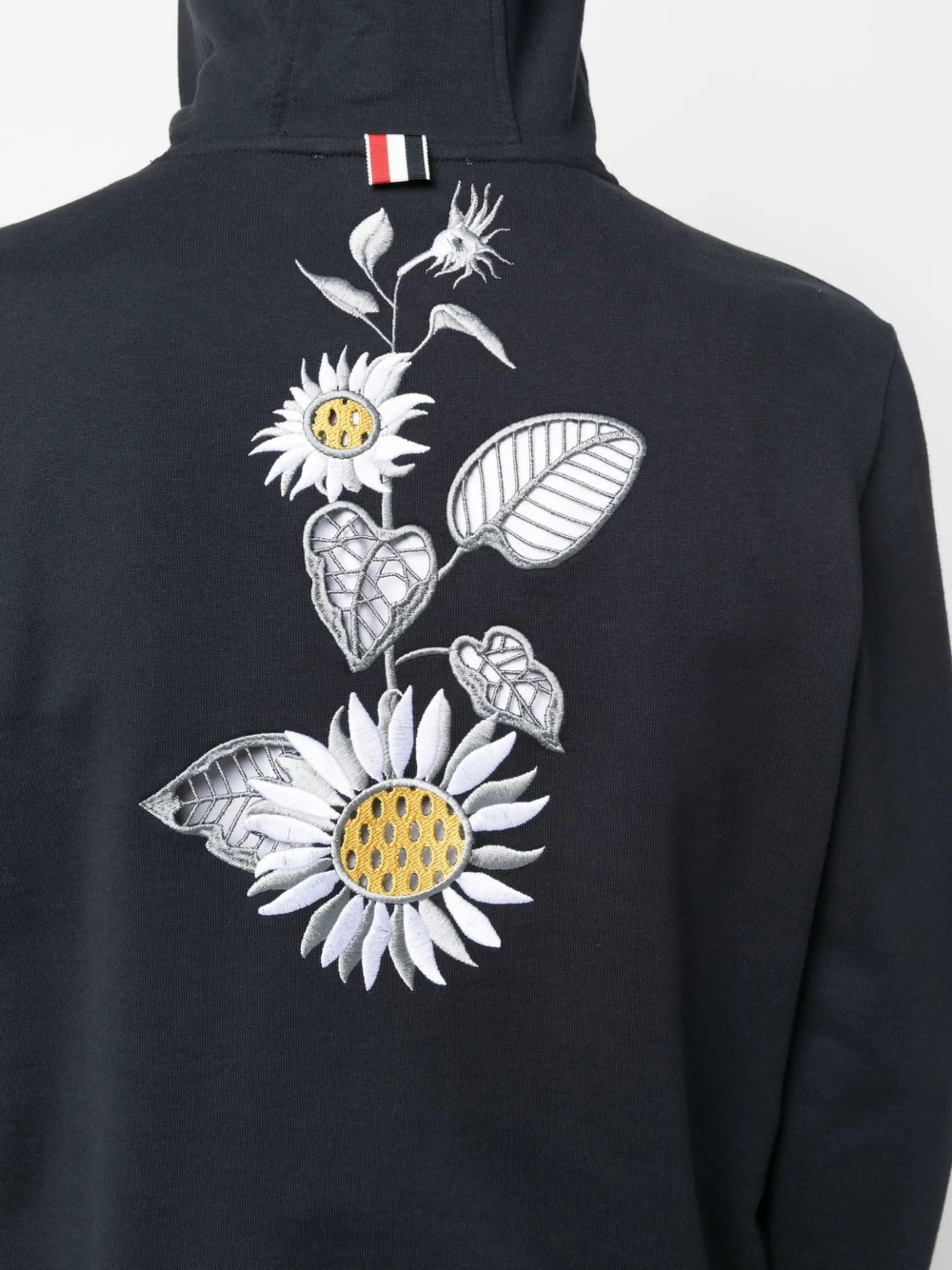 logo-patch hoodie