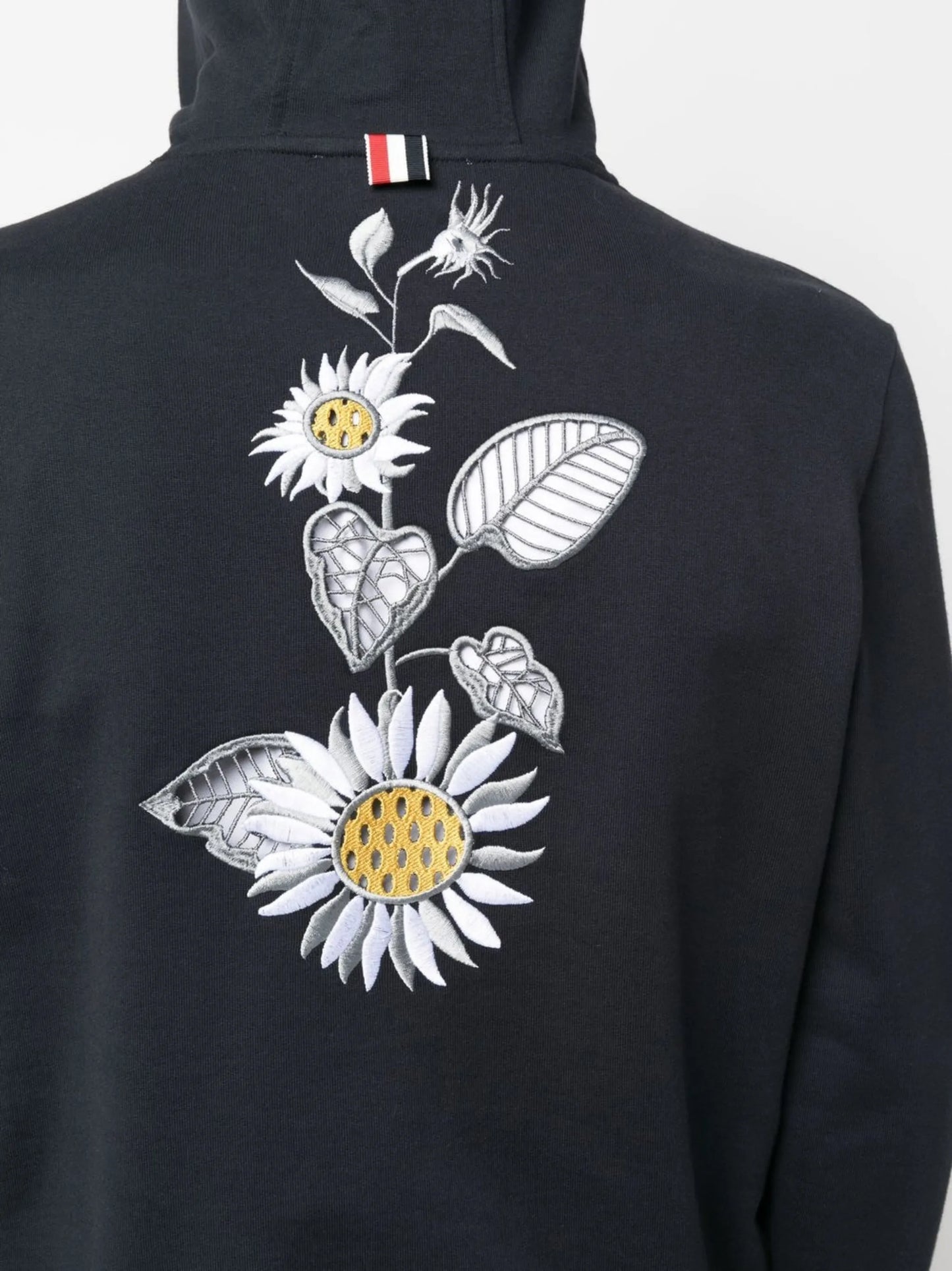 logo-patch hoodie