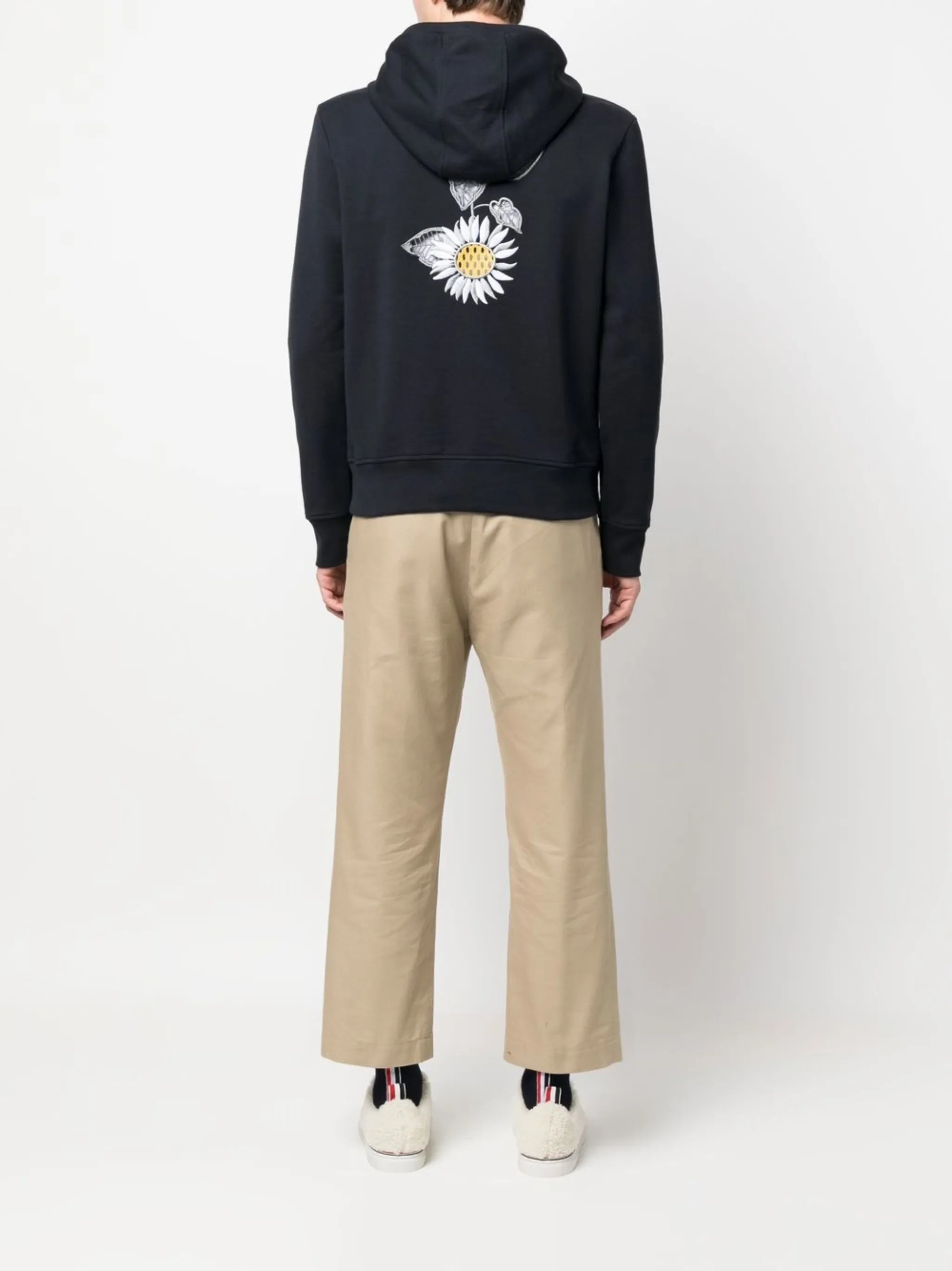 logo-patch hoodie