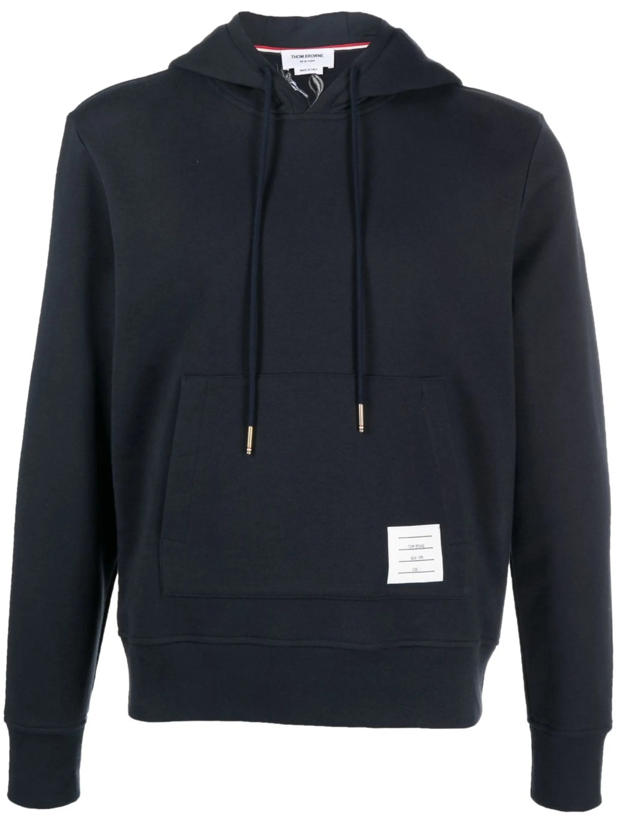 logo-patch hoodie