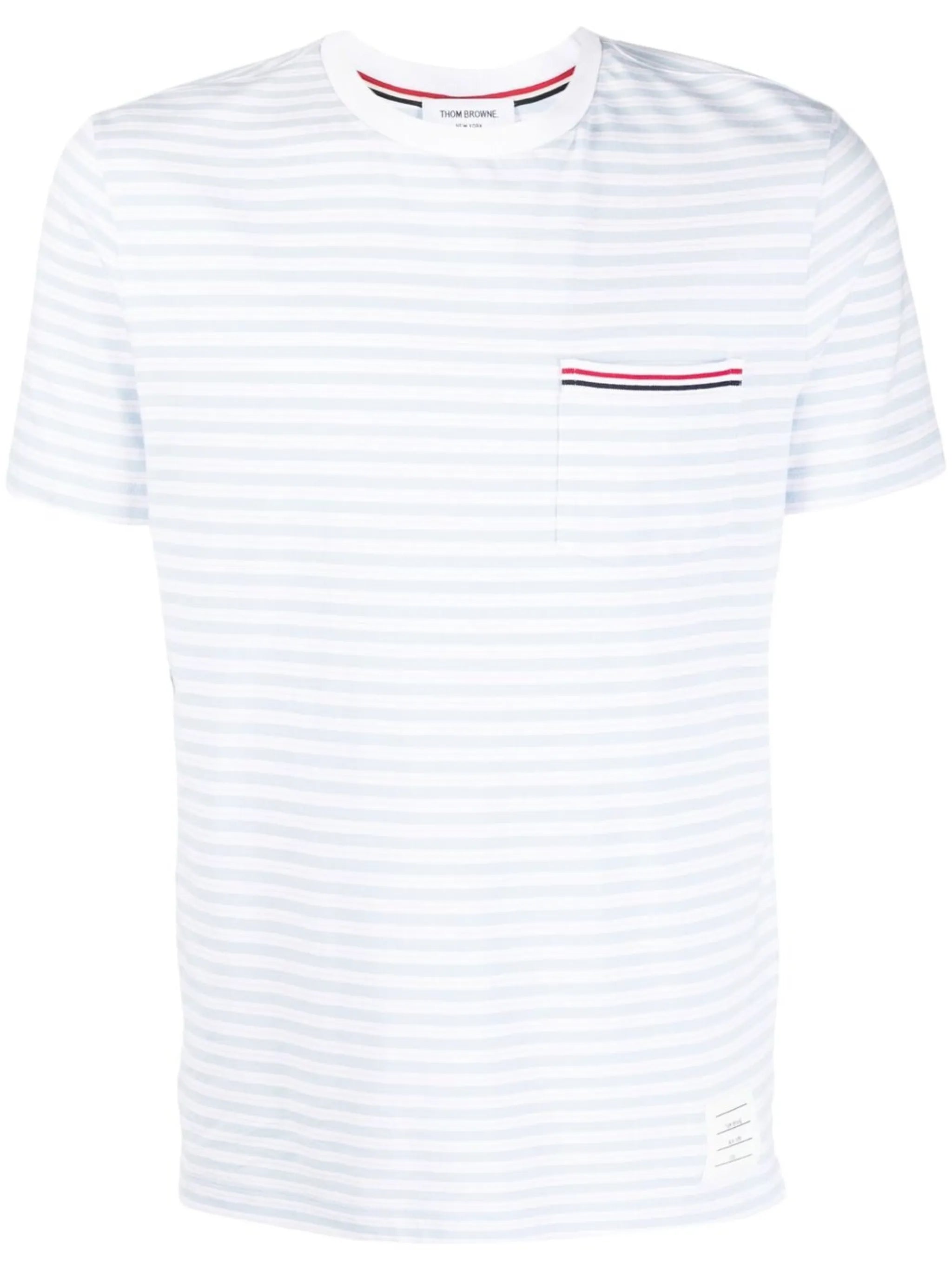 stripe-print cotton shirt