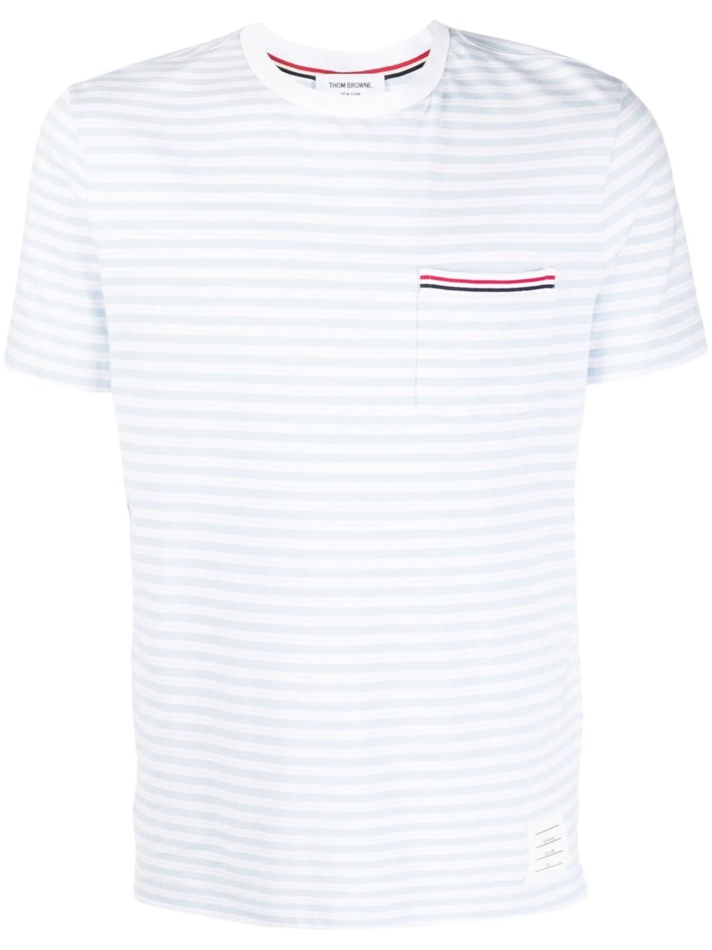 stripe-print cotton shirt