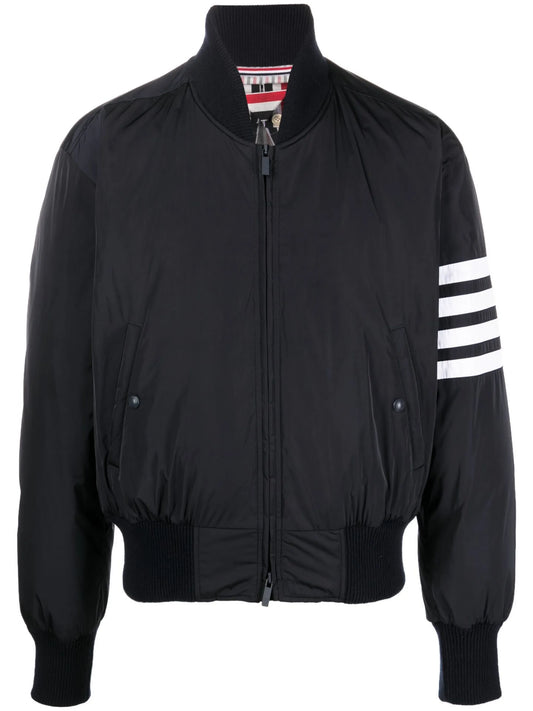4-Bar stripe bomber jacket