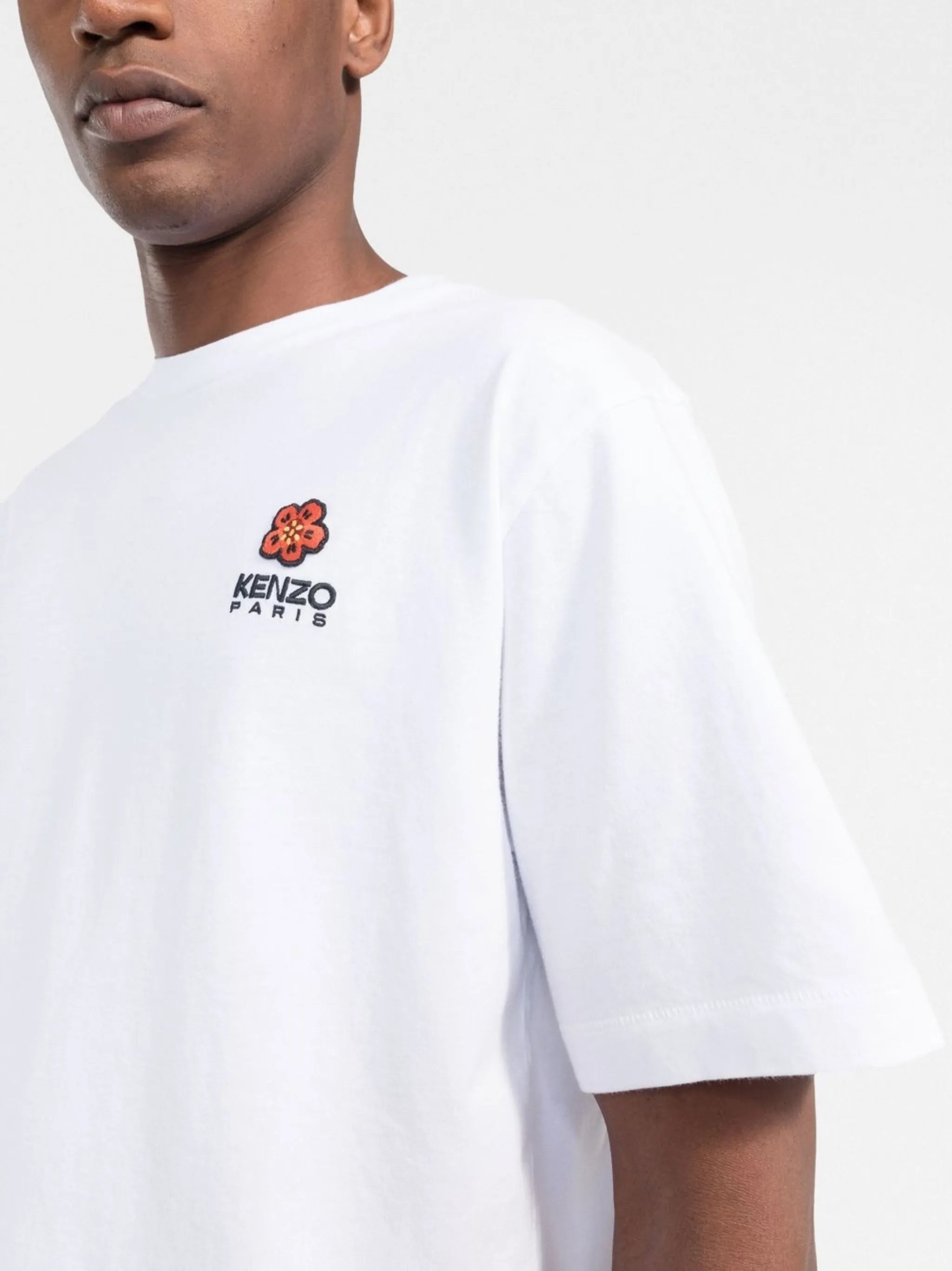 Boke Flower-embroidered T-shirt