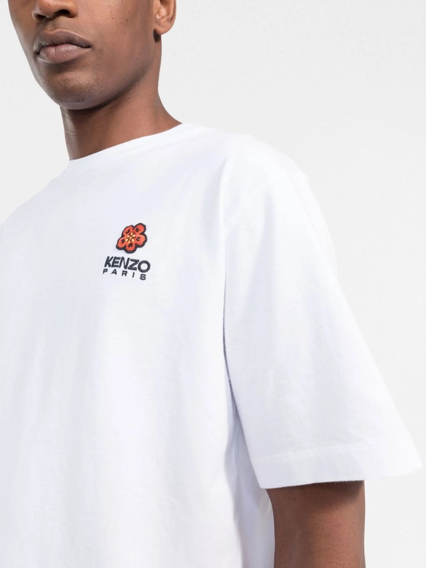 Boke Flower-embroidered T-shirt