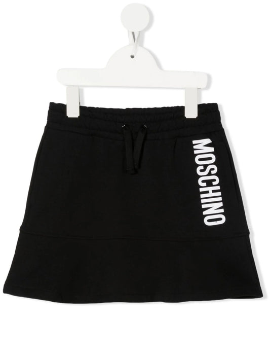 logo-print skirt