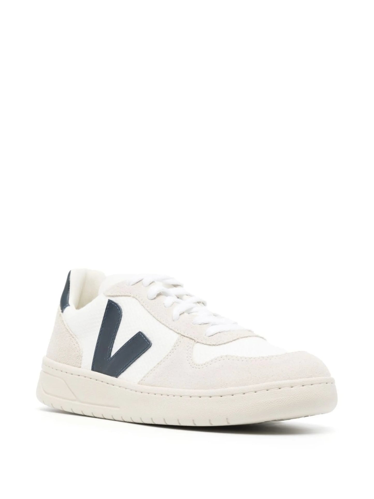 V-10 panelled lace-up sneakers