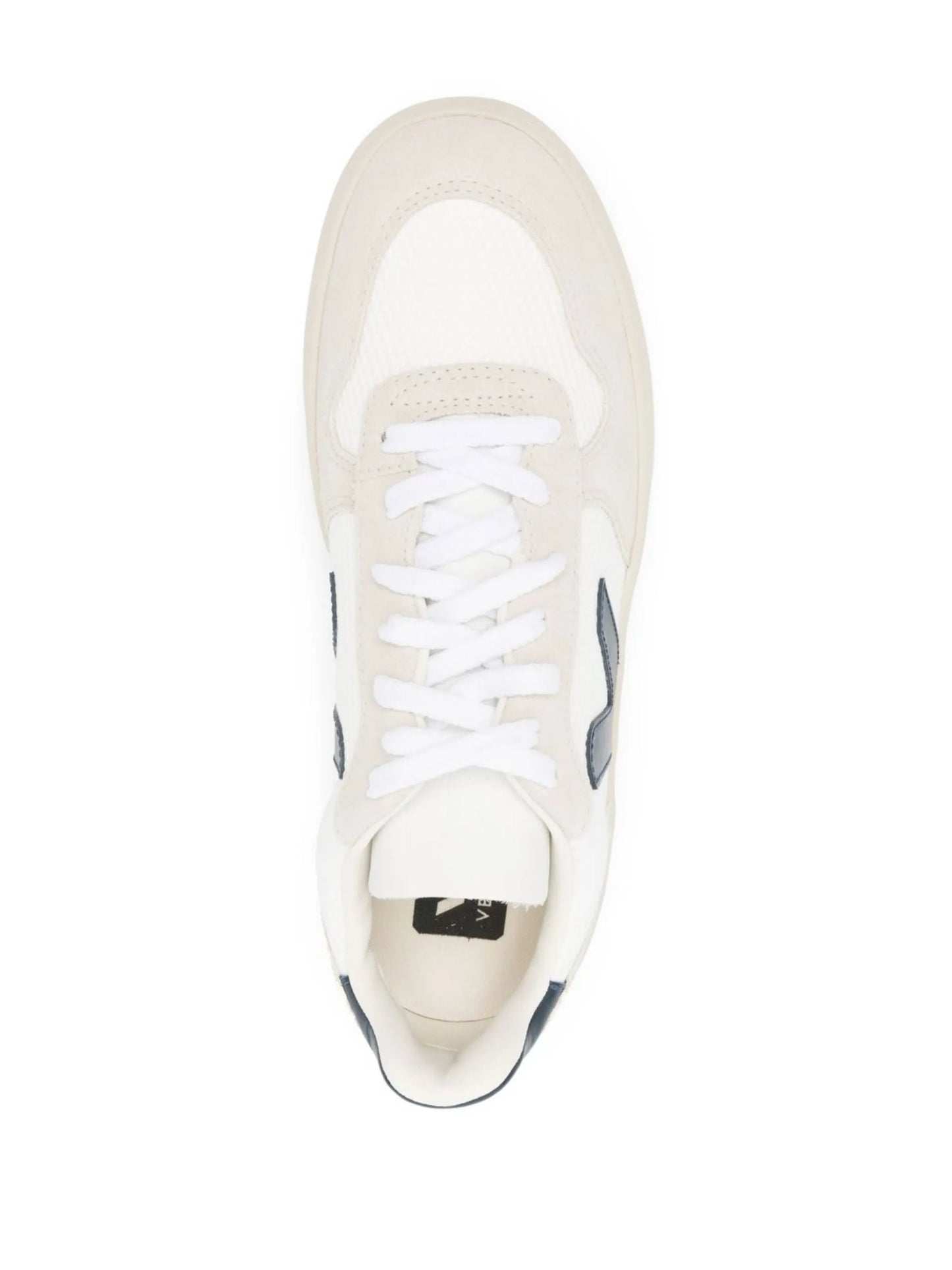 V-10 panelled lace-up sneakers