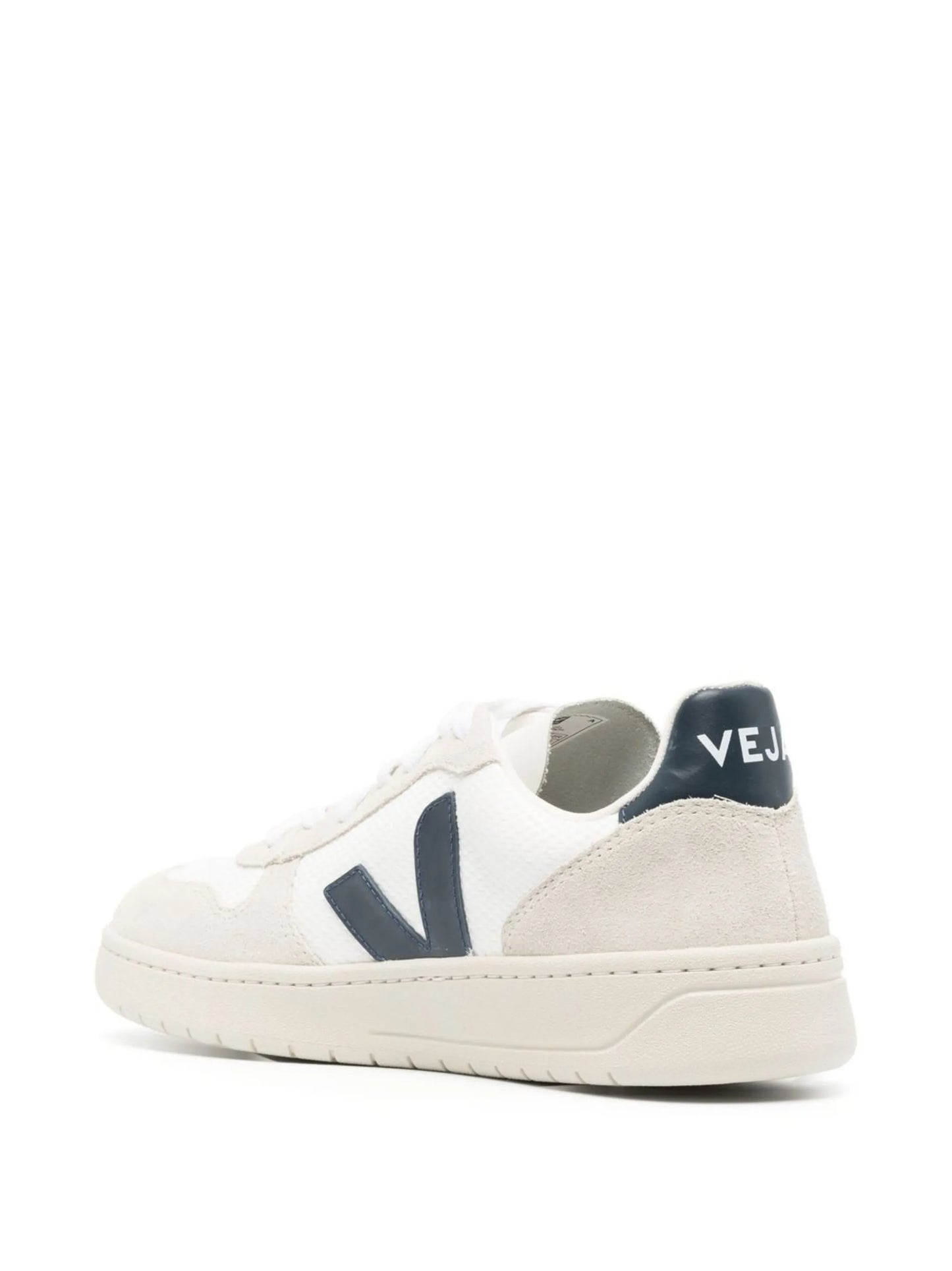 V-10 panelled lace-up sneakers