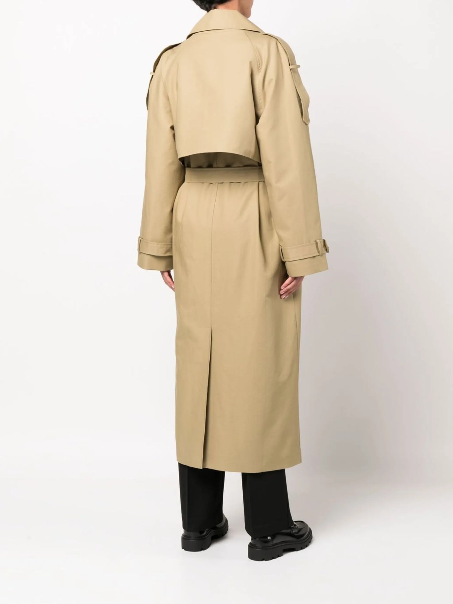 Suzanne long trench coat