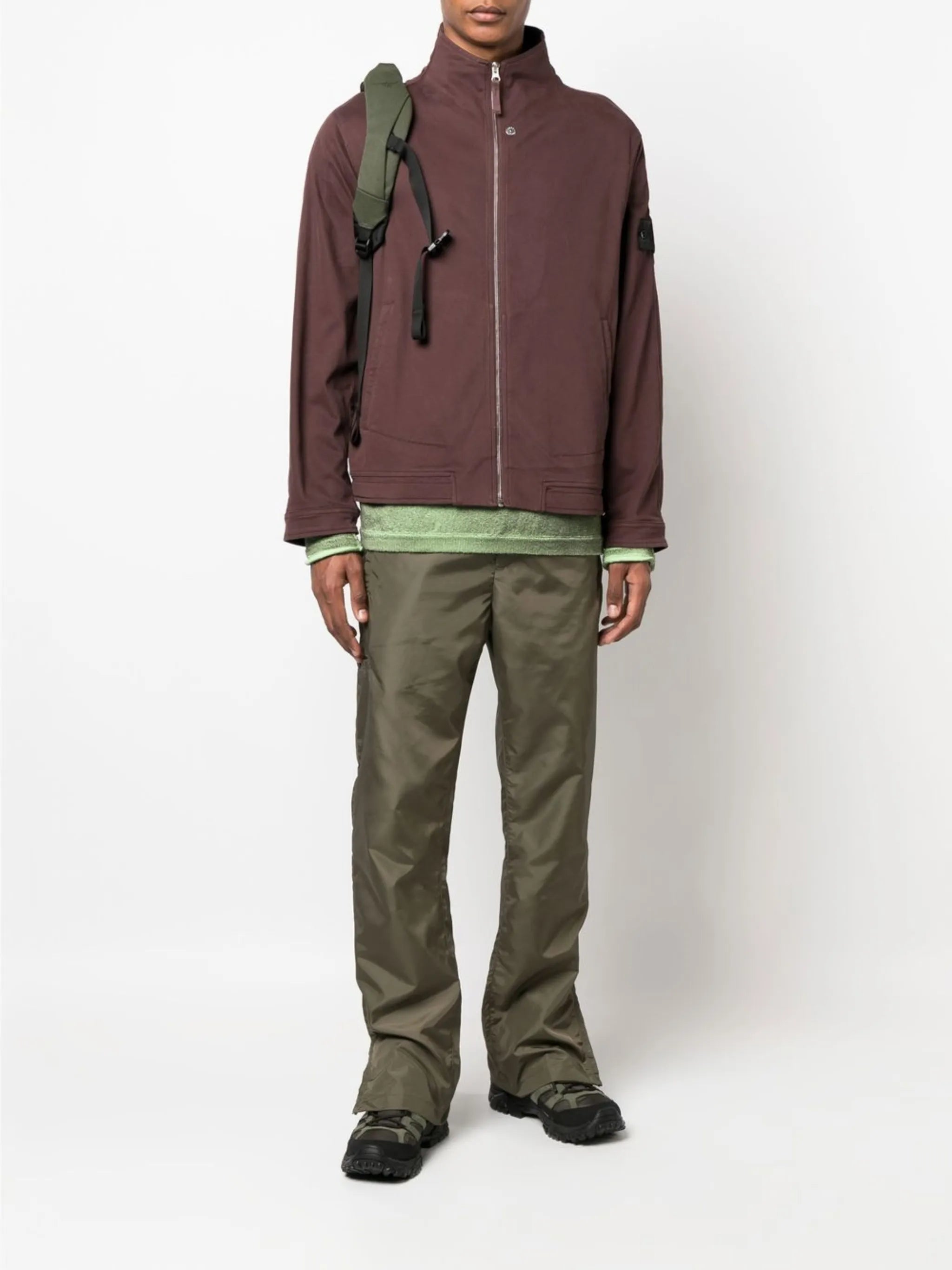 funnel-collar jacket