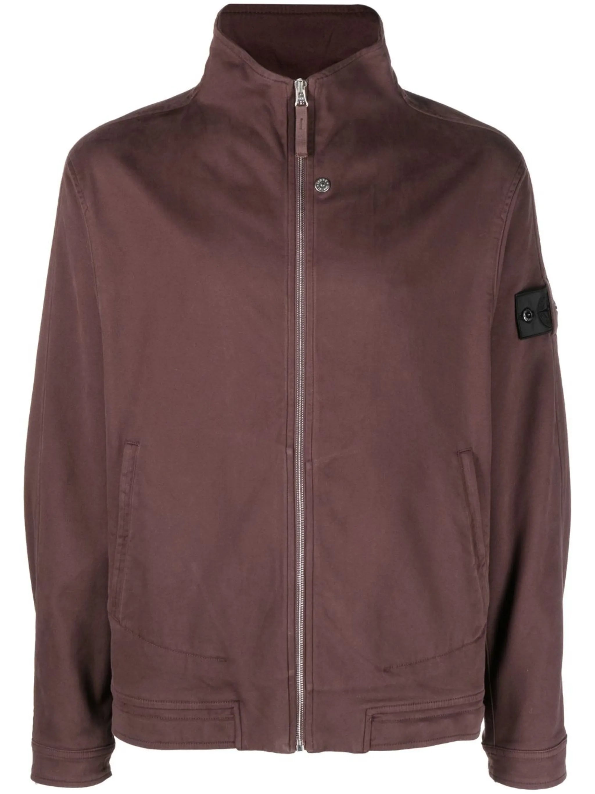 funnel-collar jacket