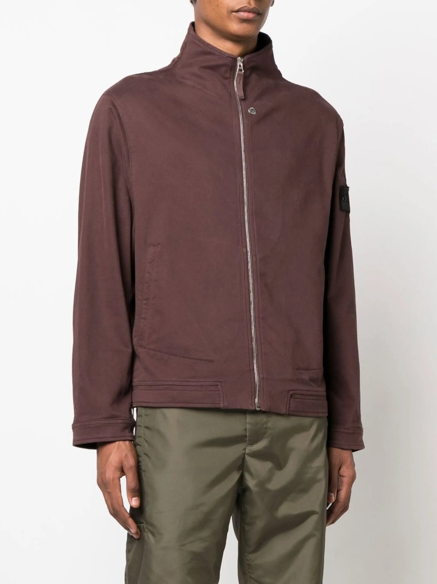 funnel-collar jacket