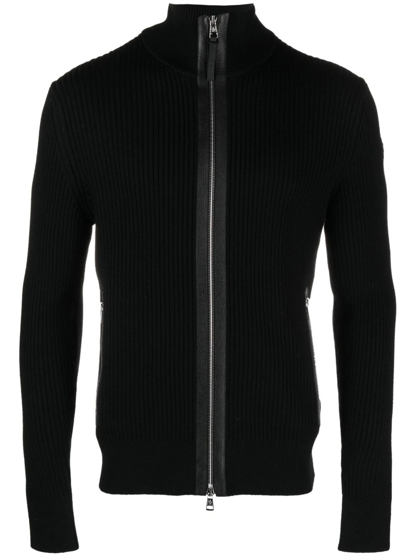 two-way zip-up cardigan