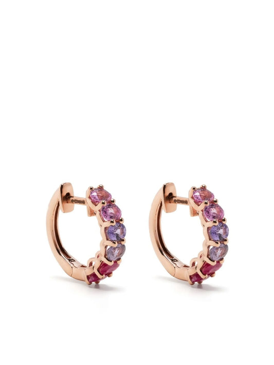 14kt rose gold Chunko hoop earrings