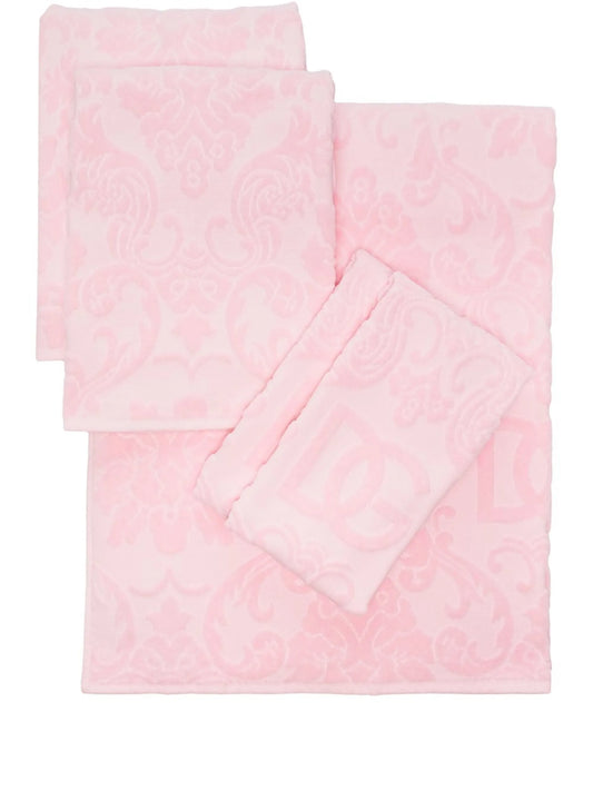 terry cotton towels (set of five)