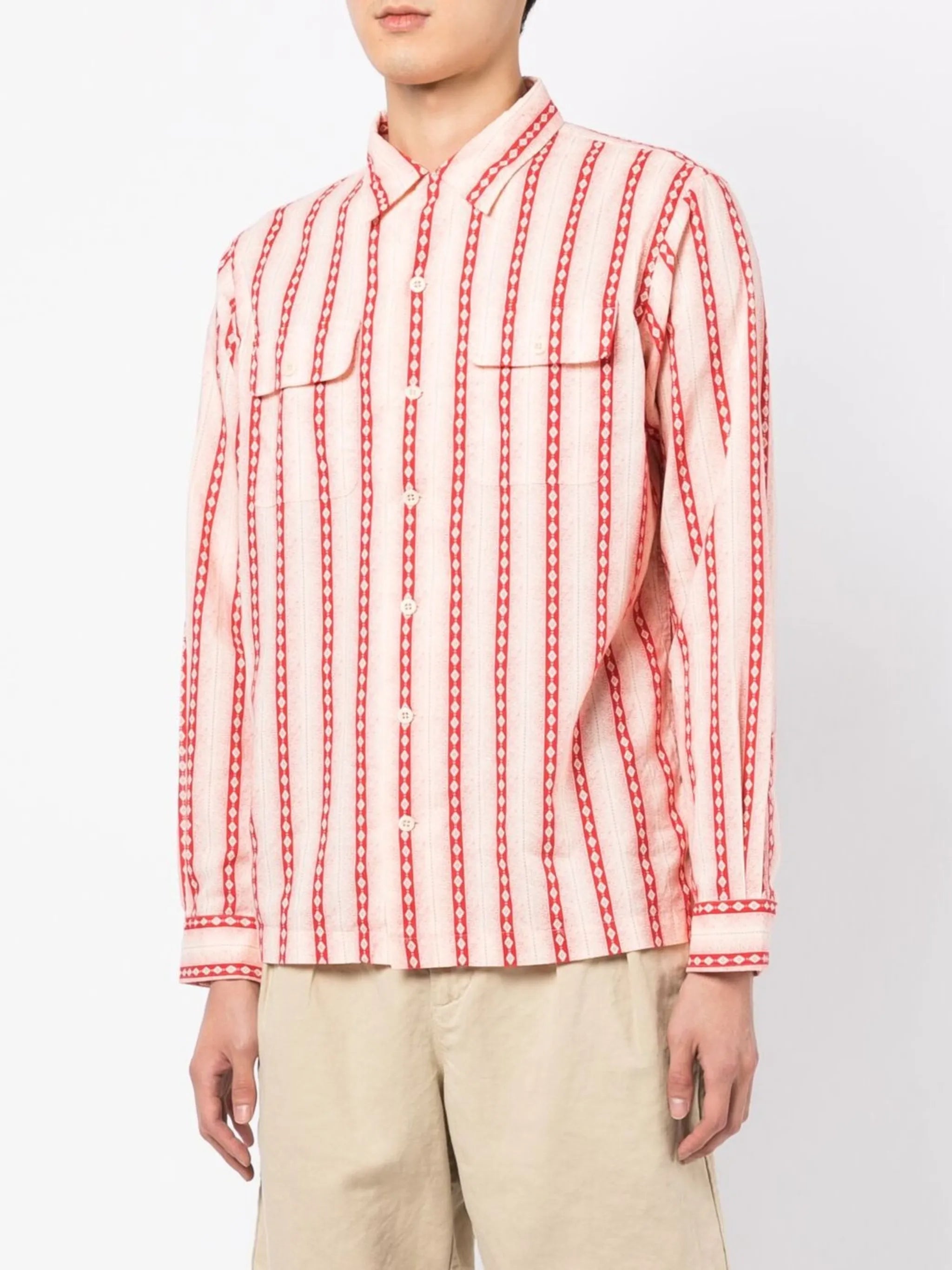 cotton-linen camp shirt