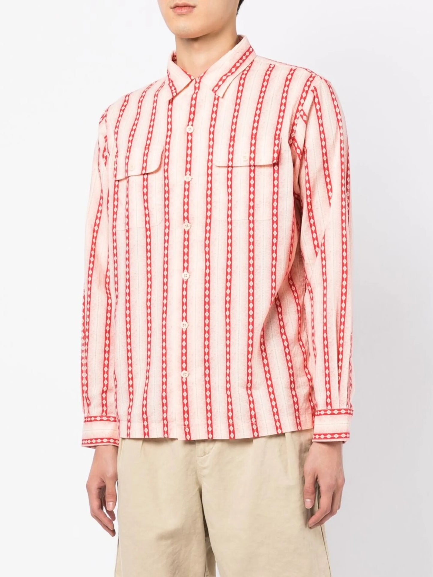 cotton-linen camp shirt