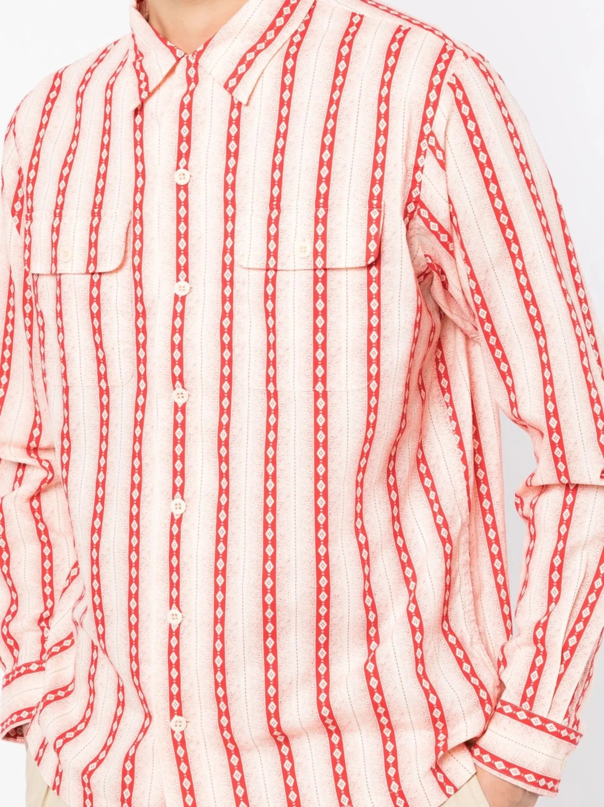 cotton-linen camp shirt