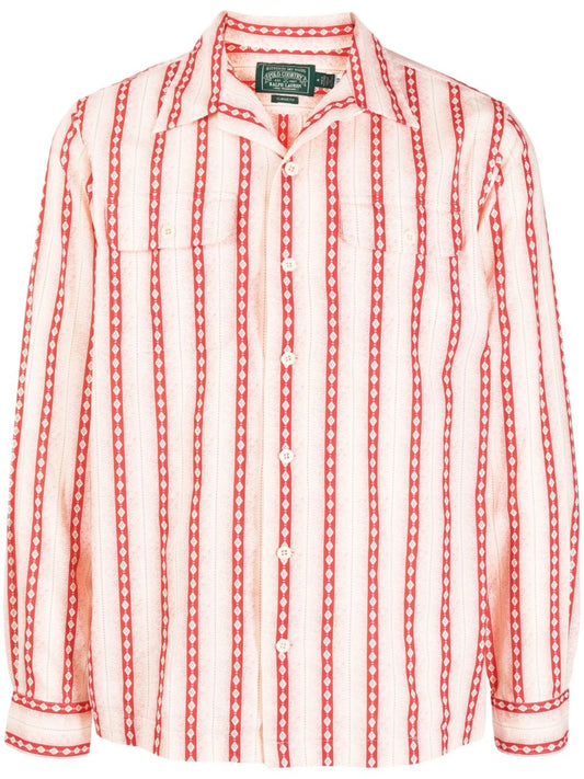 cotton-linen camp shirt