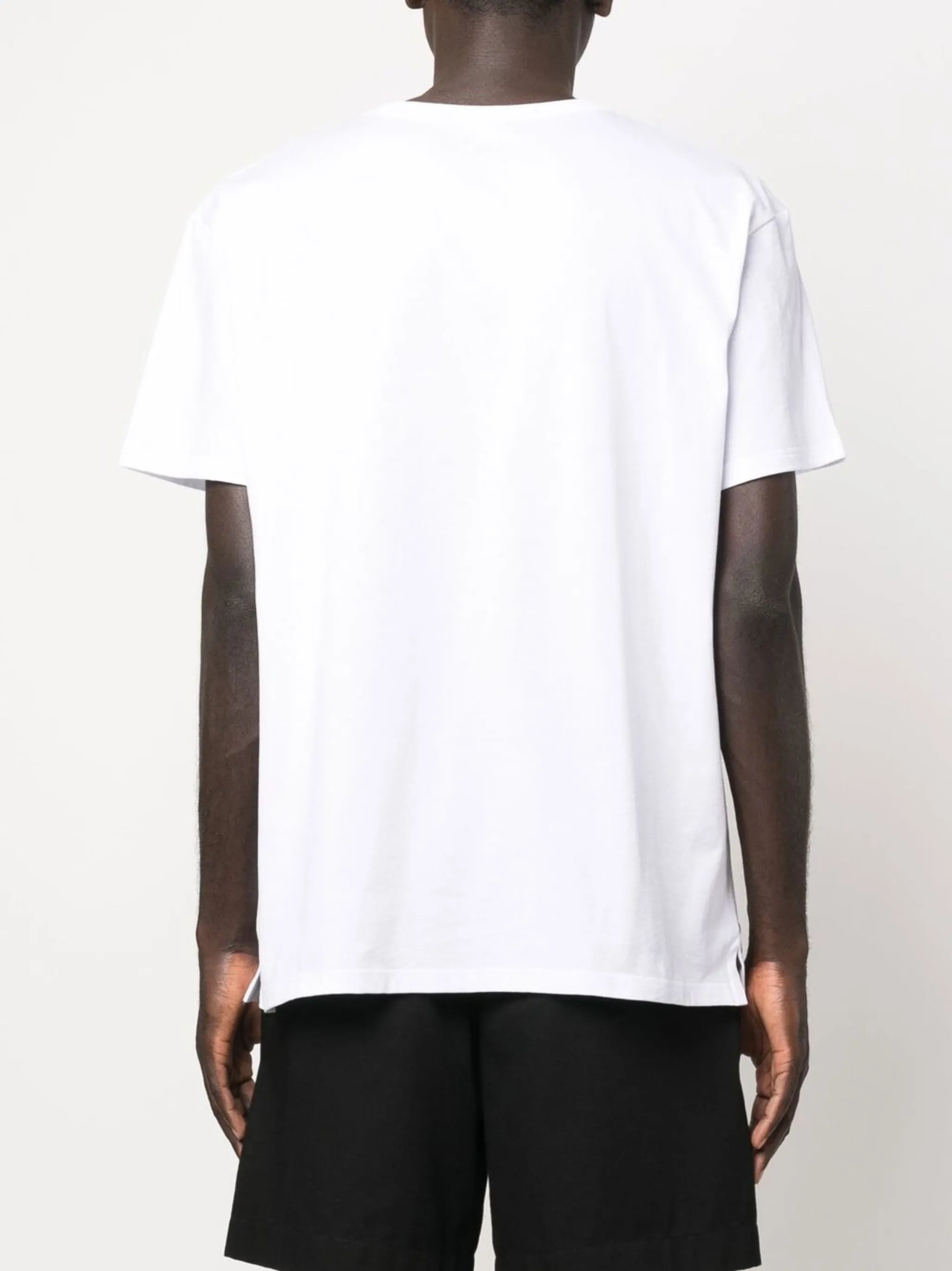 skull-print round-neck T-shirt