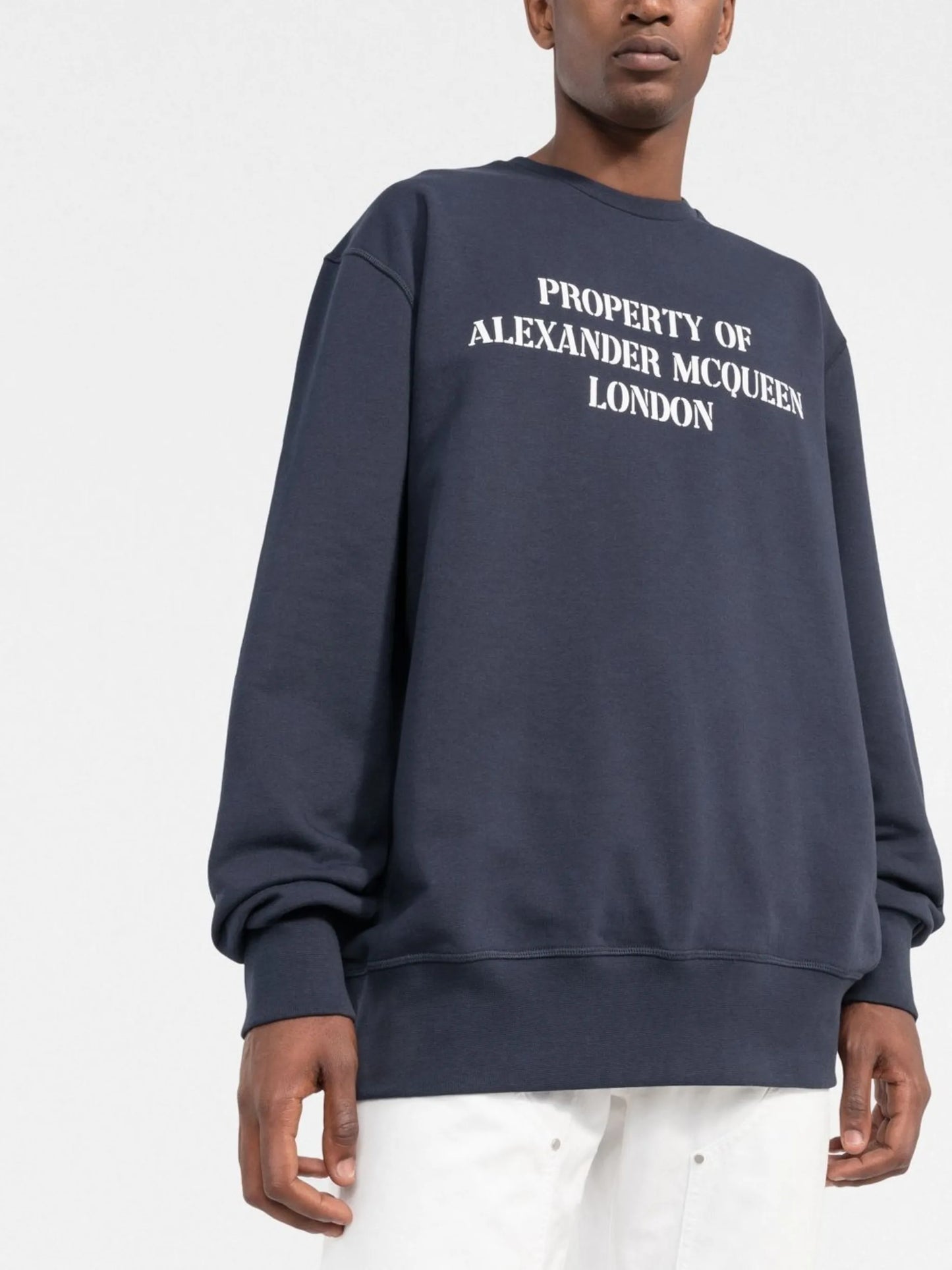 logo-print cotton sweatshirt