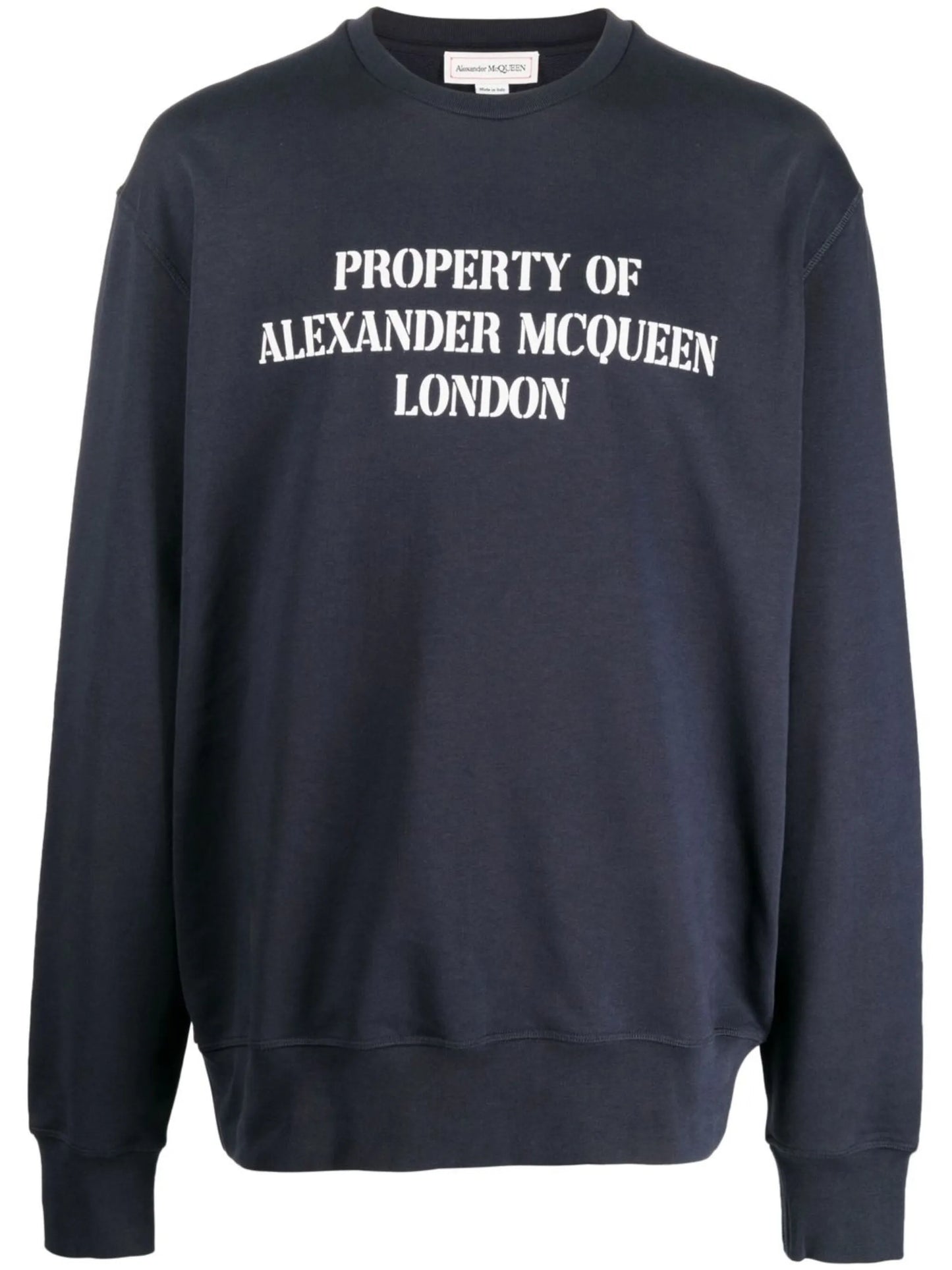 logo-print cotton sweatshirt