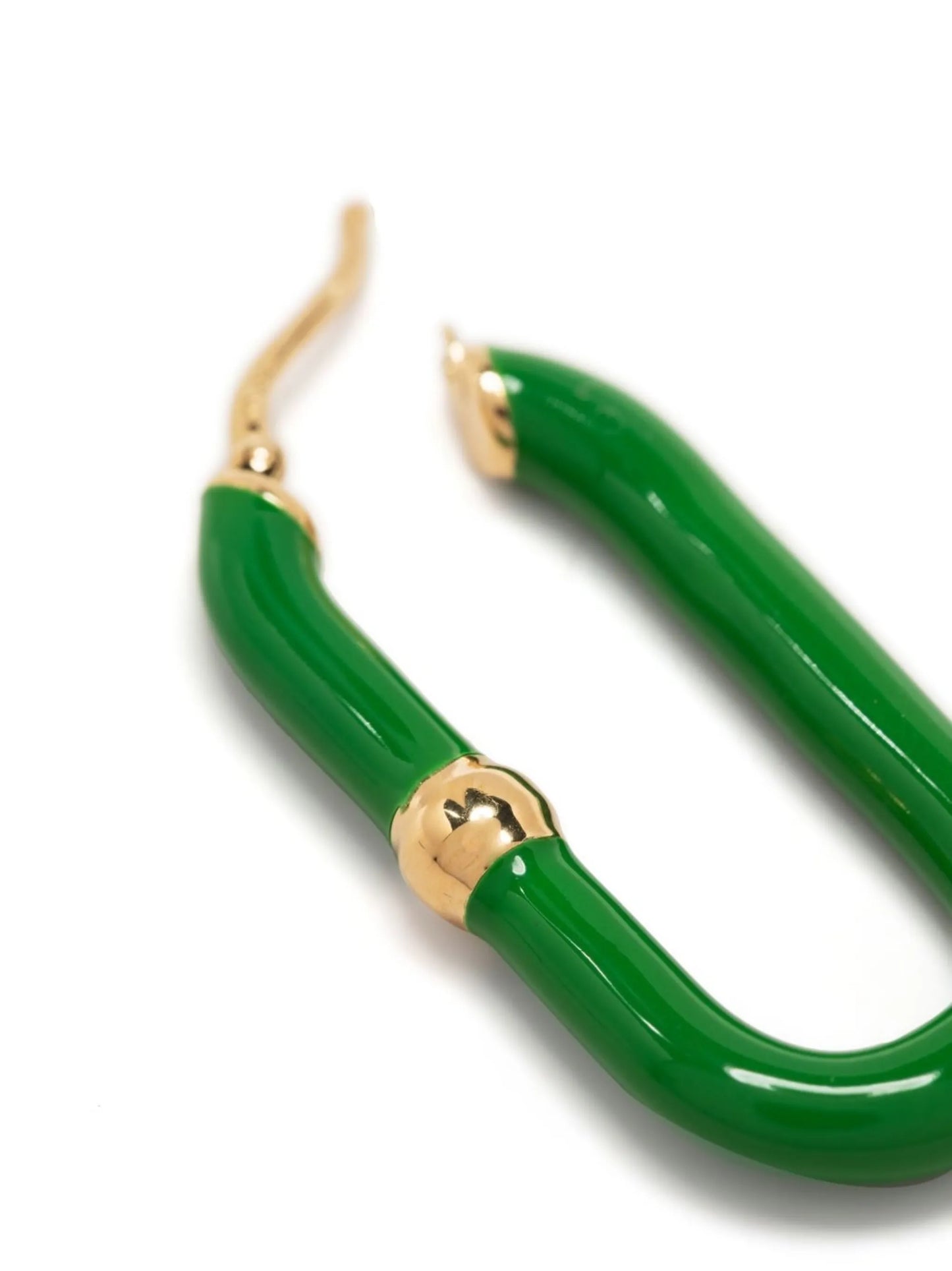enamel hoop earrings