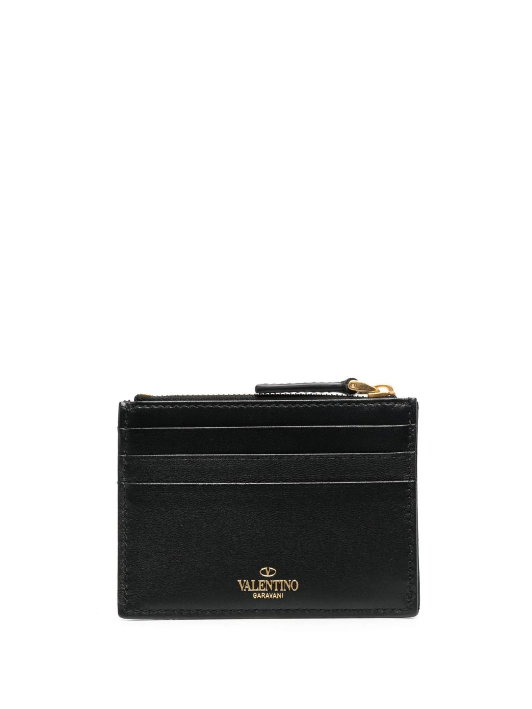 Roman Stud leather coin purse