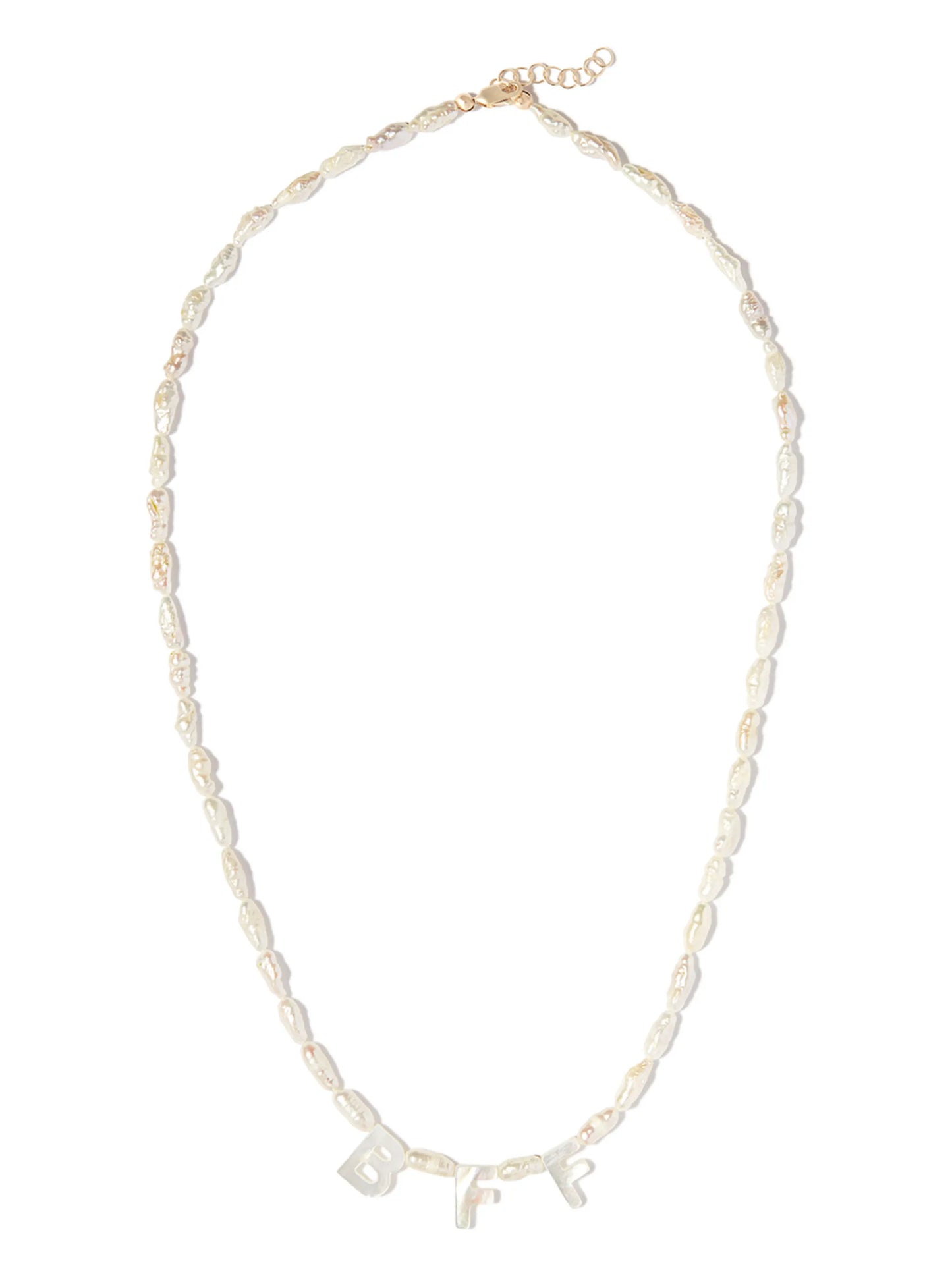14kt yellow gold BFF necklace