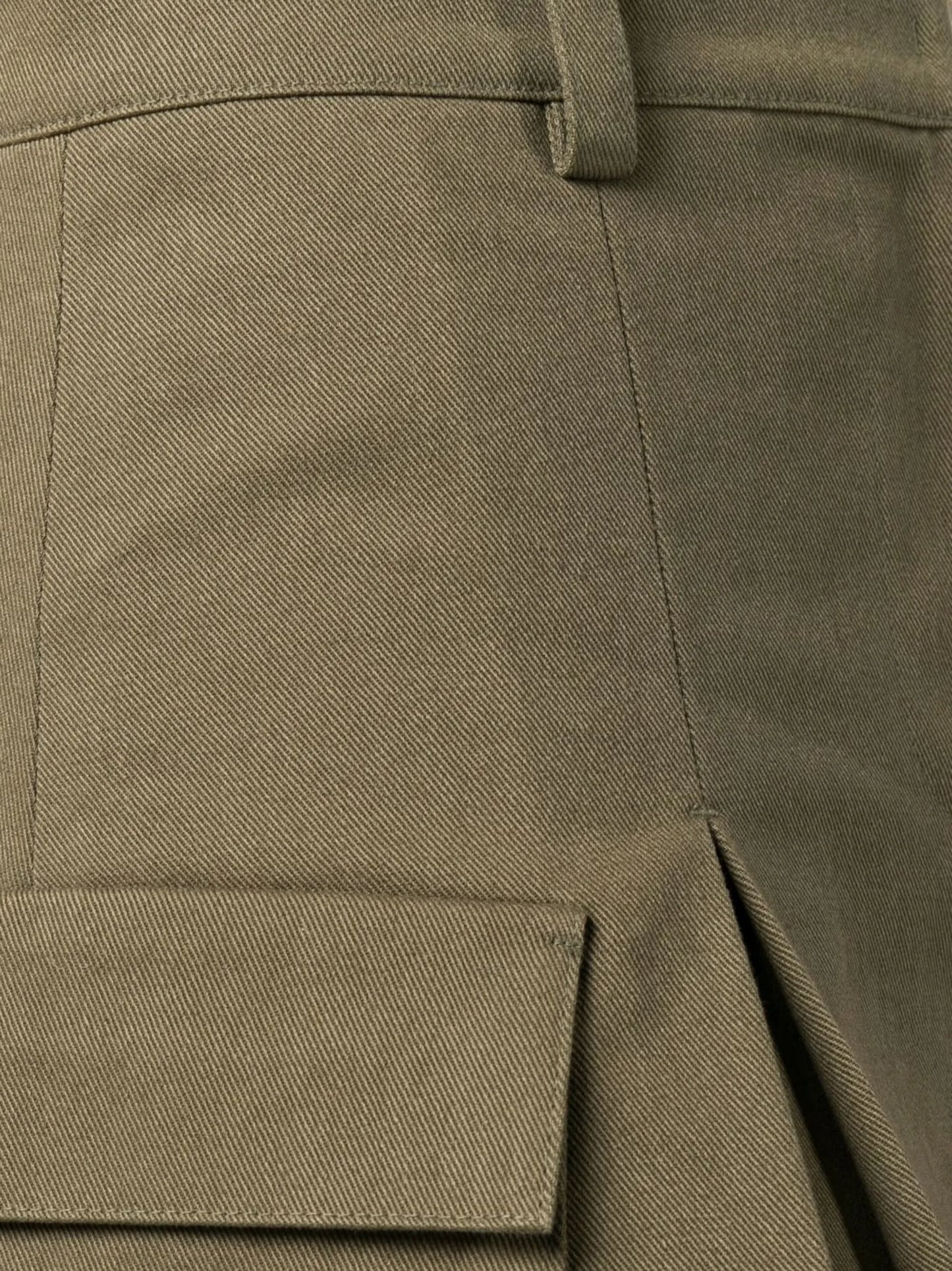 Audrey pleated cargo pocket miniskirt