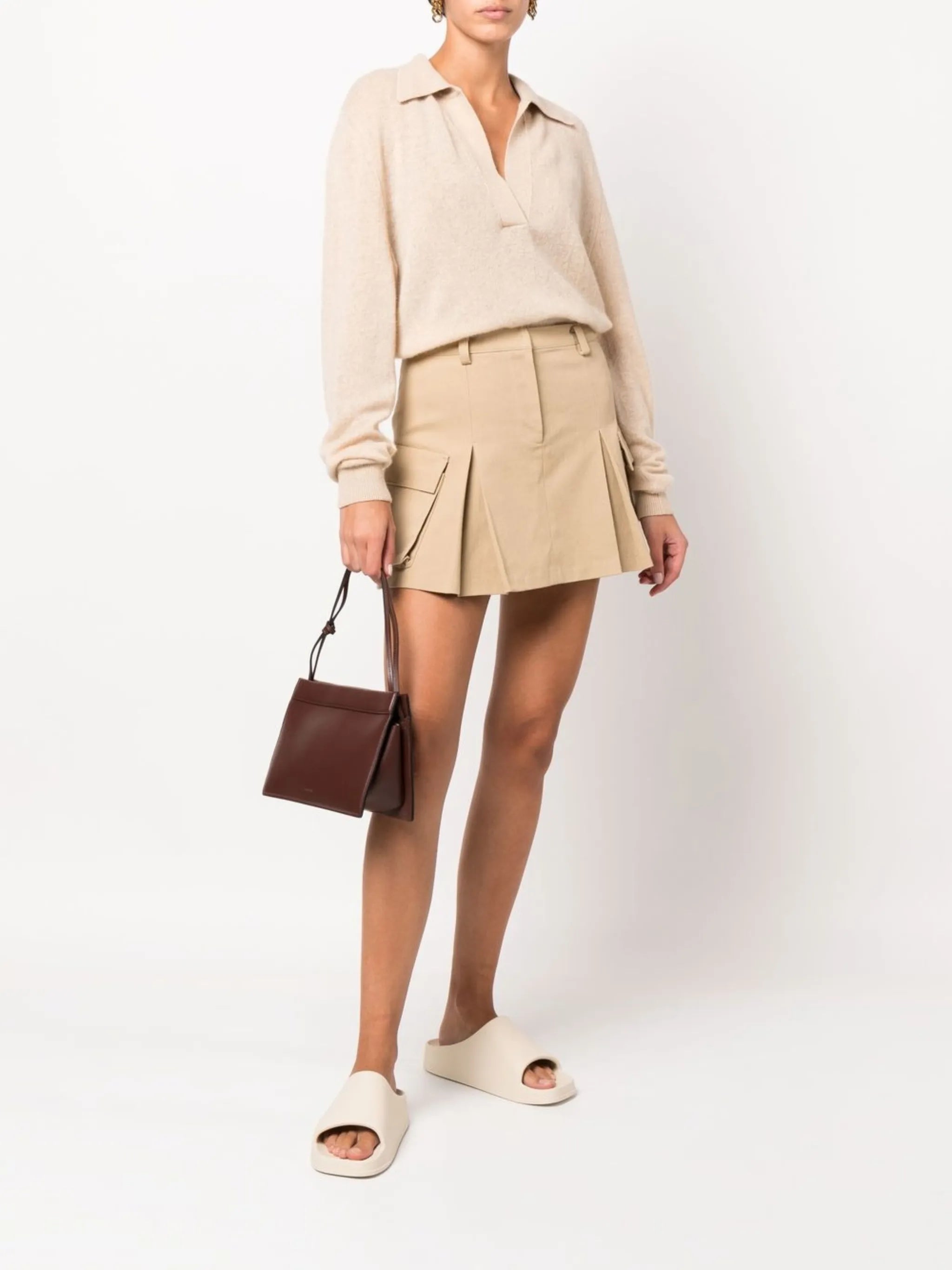 Audrey cargo mini skirt