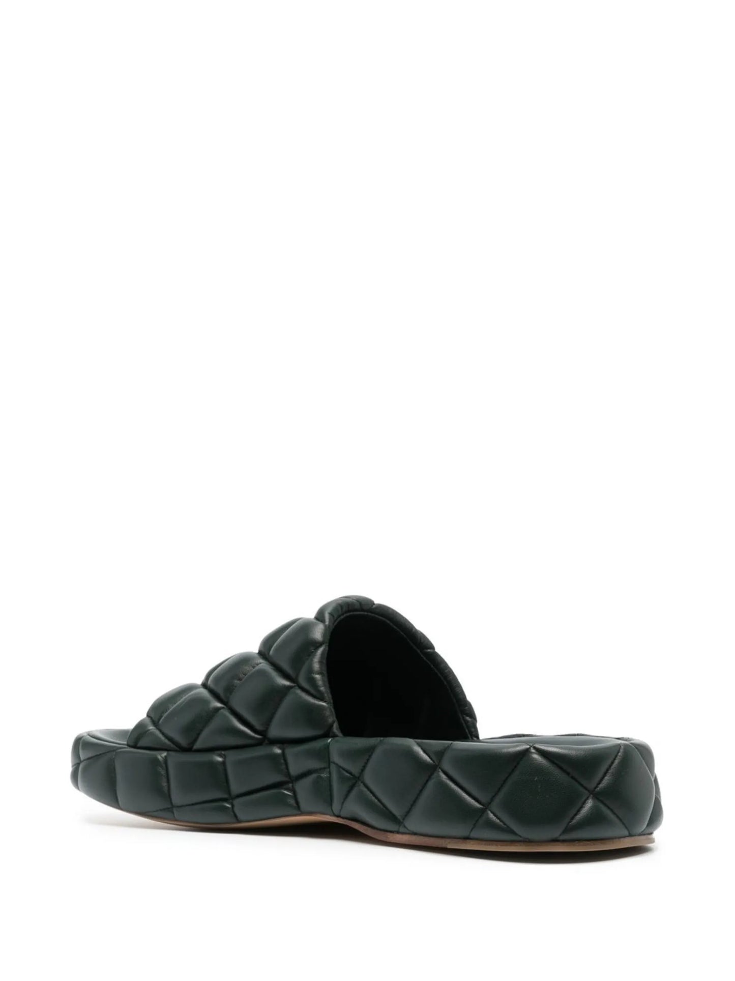 Intrecciato padded slides