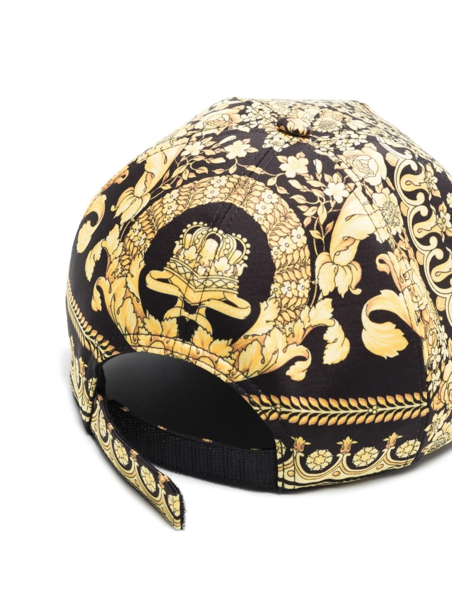 baroque-print cap