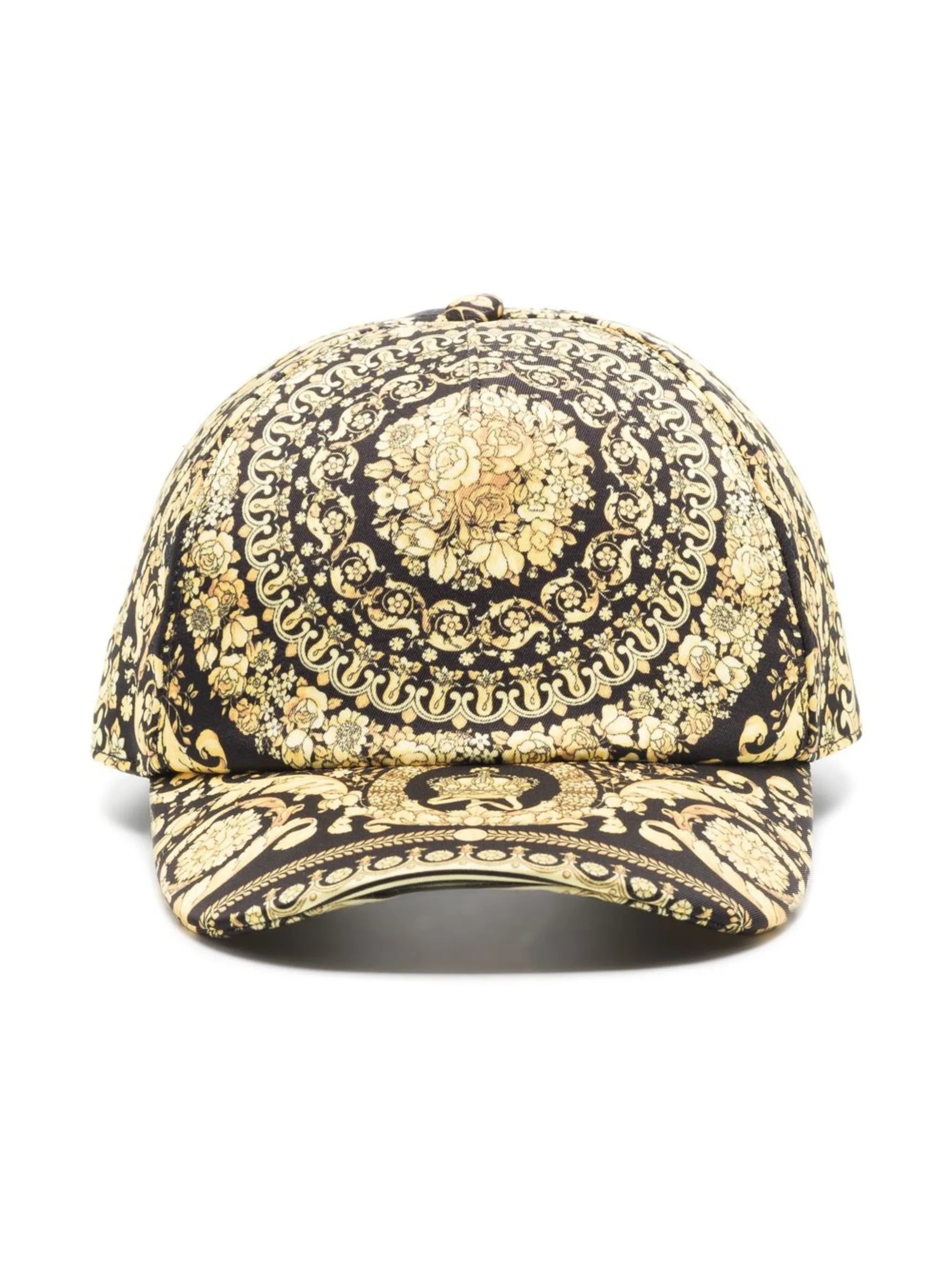 baroque-print cap
