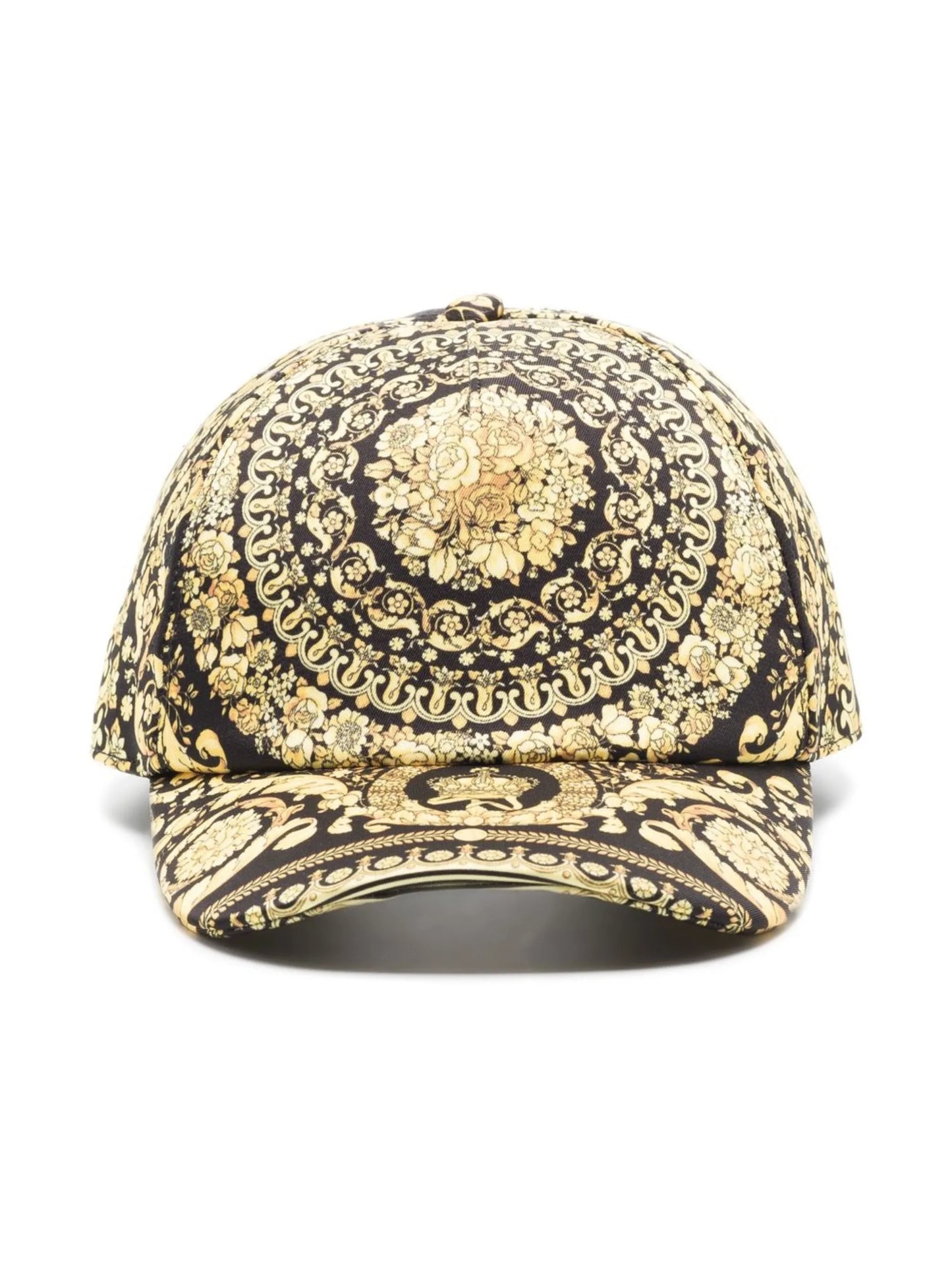 baroque-print cap