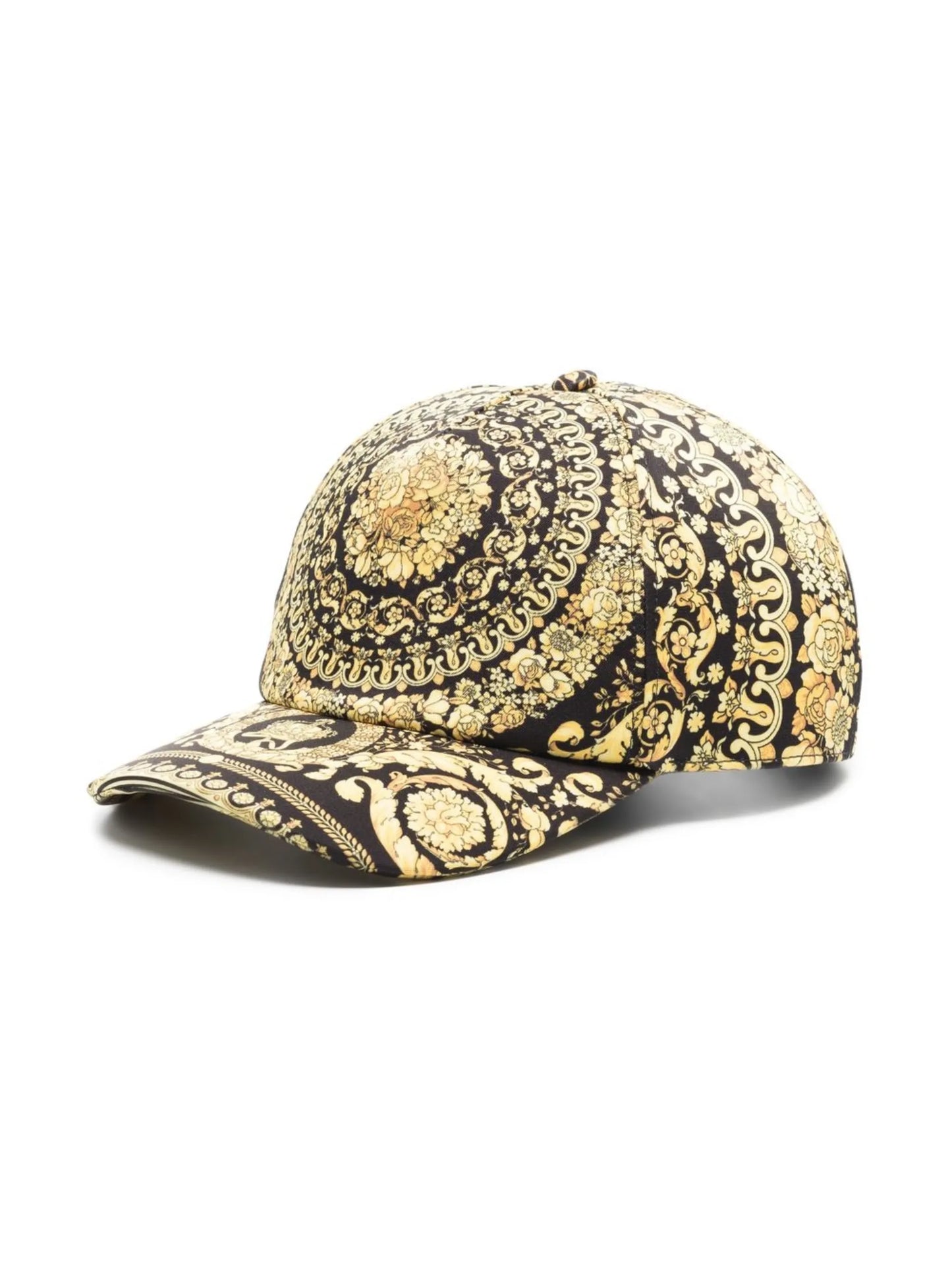 baroque-print cap