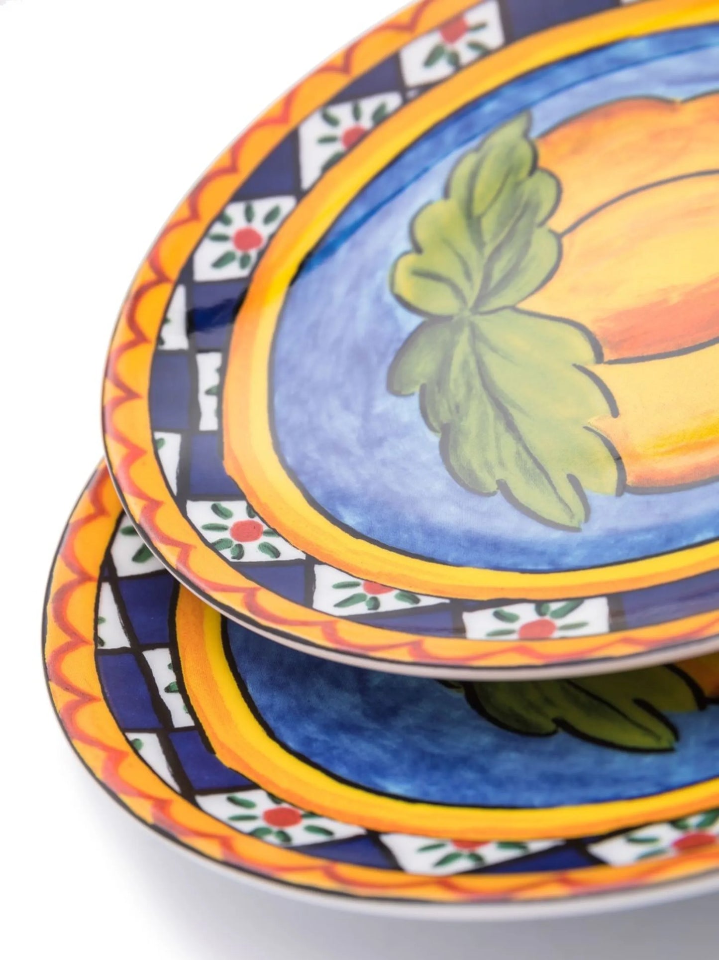 Carretto Siciliano bread plates (set of two)