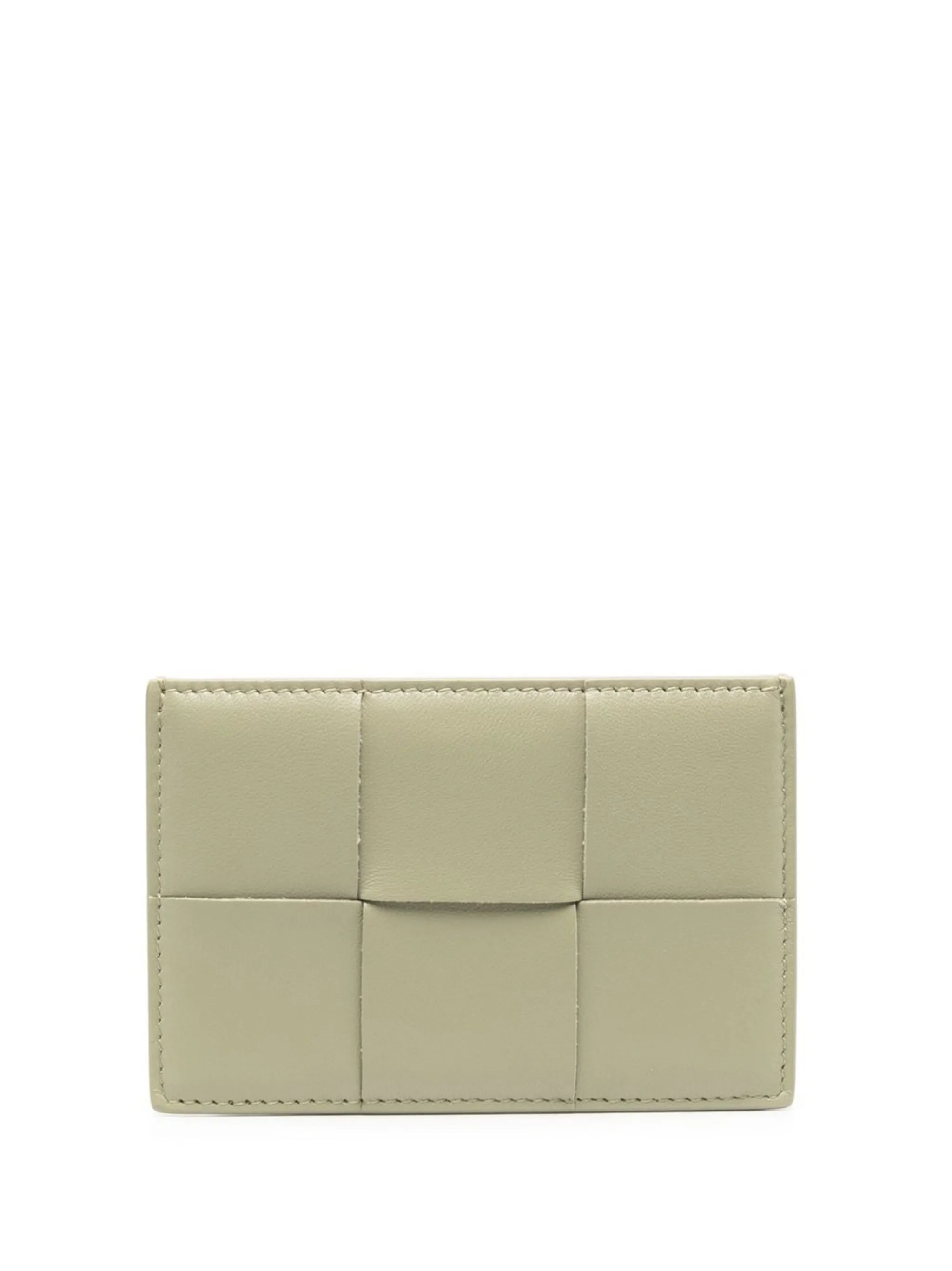 Intrecciato card holder