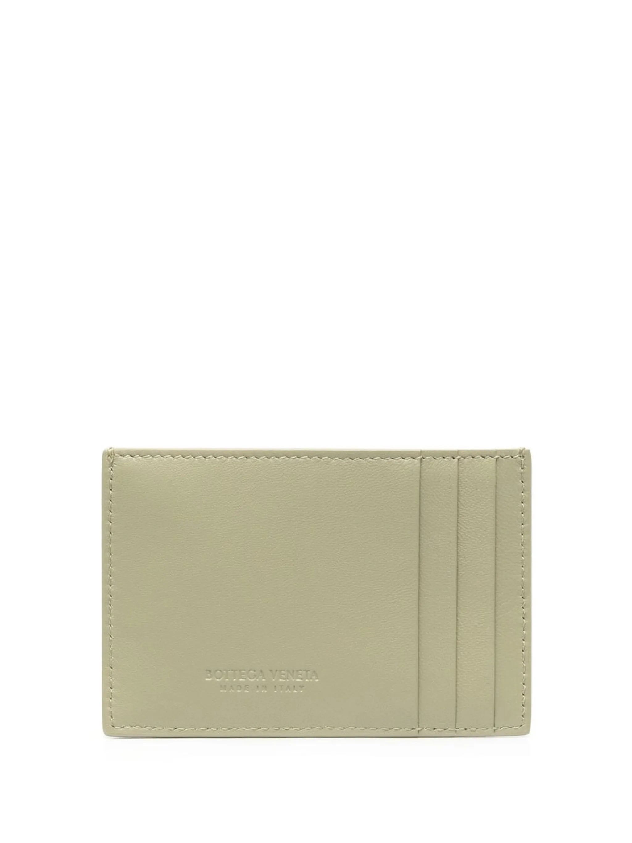 Intrecciato card holder