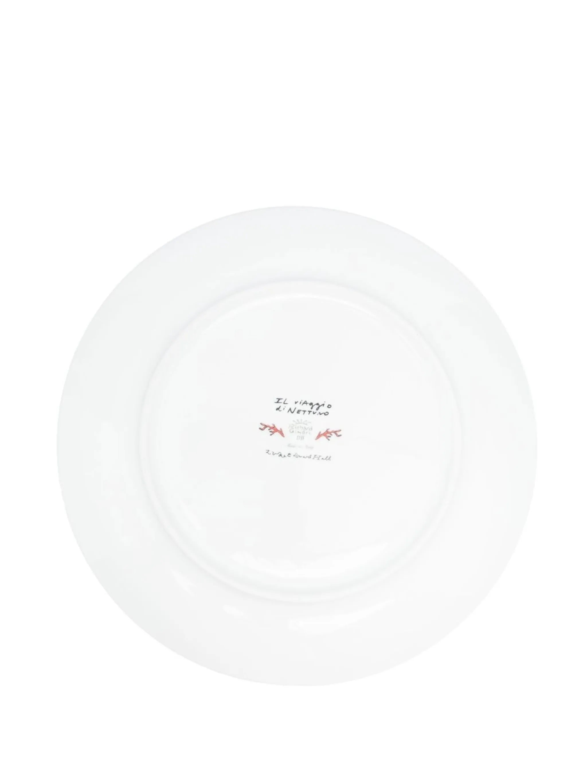 Il Viaggio Di Nettuno Moss Green centerpiece and charger plate