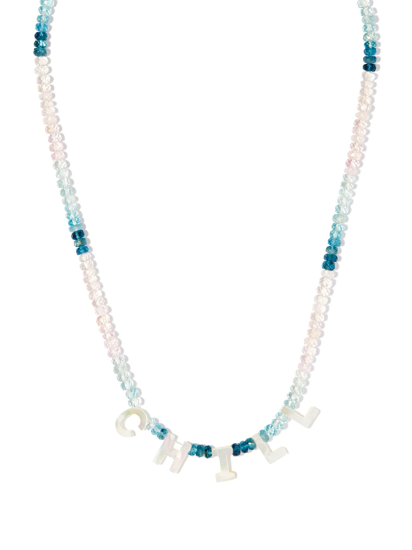 14kt yellow gold Chill mother-of-pearl necklace
