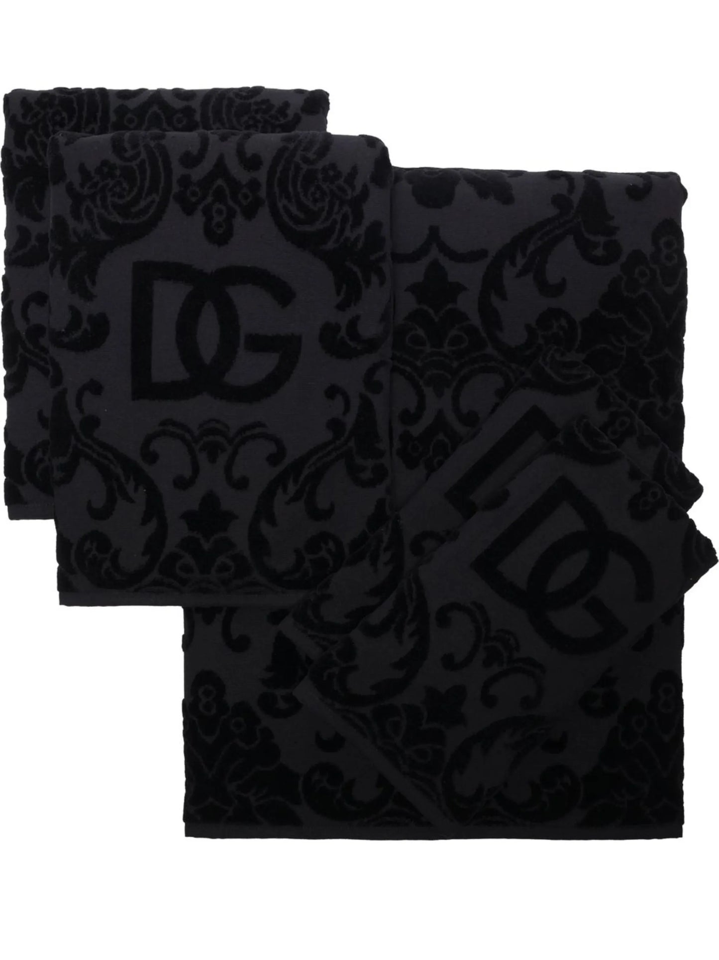 terry cotton towels (set of five)