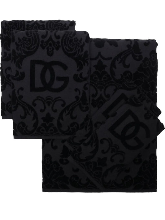terry cotton towels (set of five)