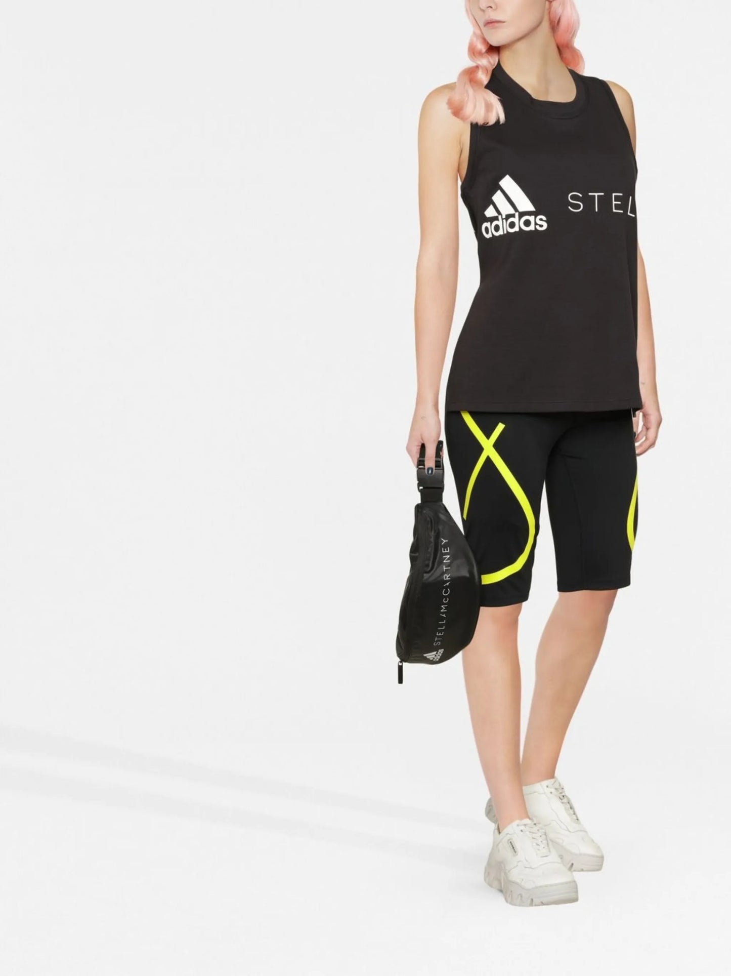 logo-print training tank top