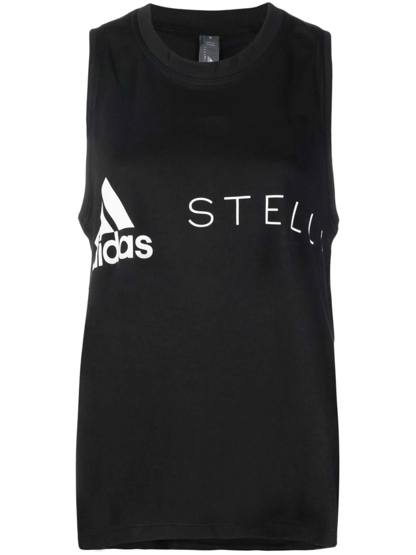 logo-print training tank top
