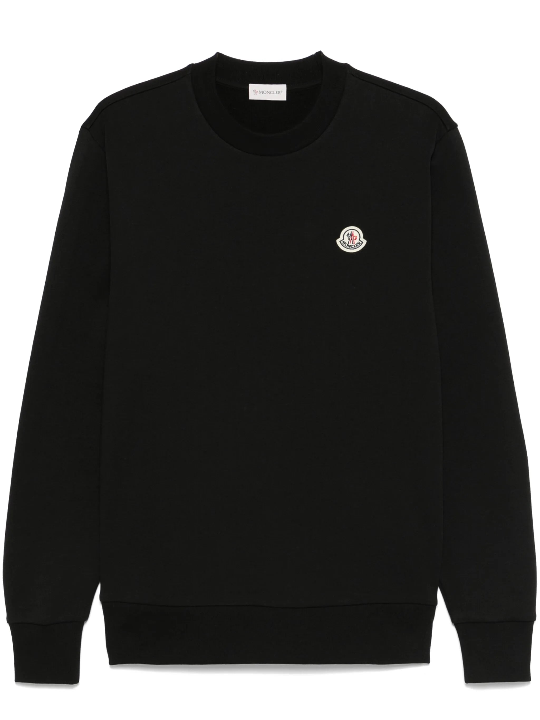 logo-patch cotton sweatshirt