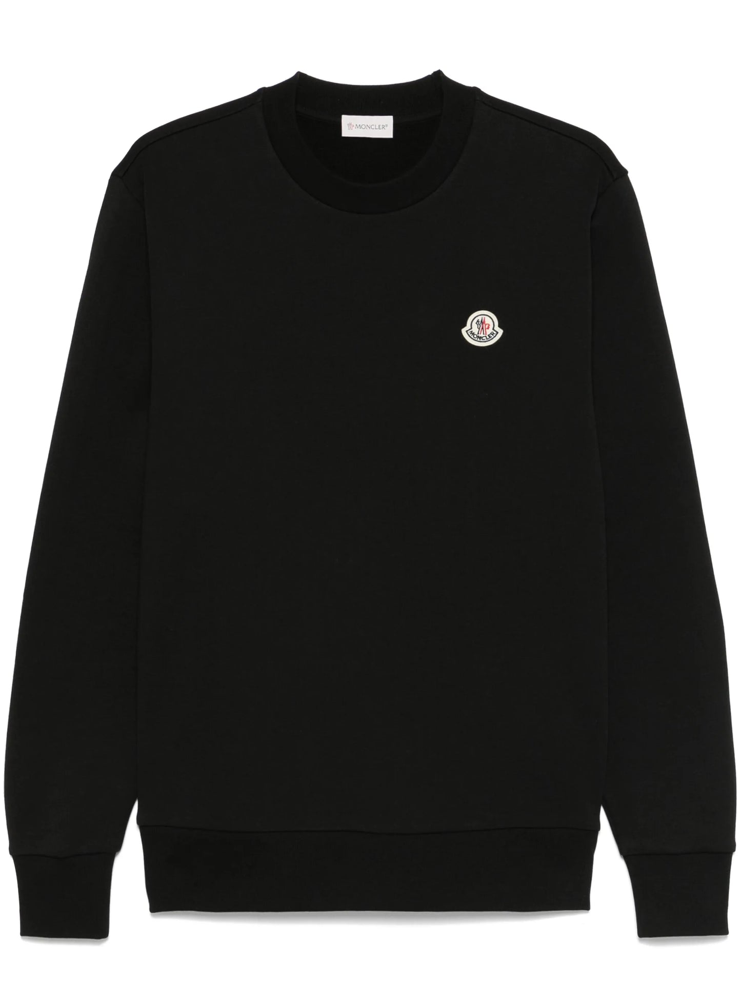 logo-patch cotton sweatshirt