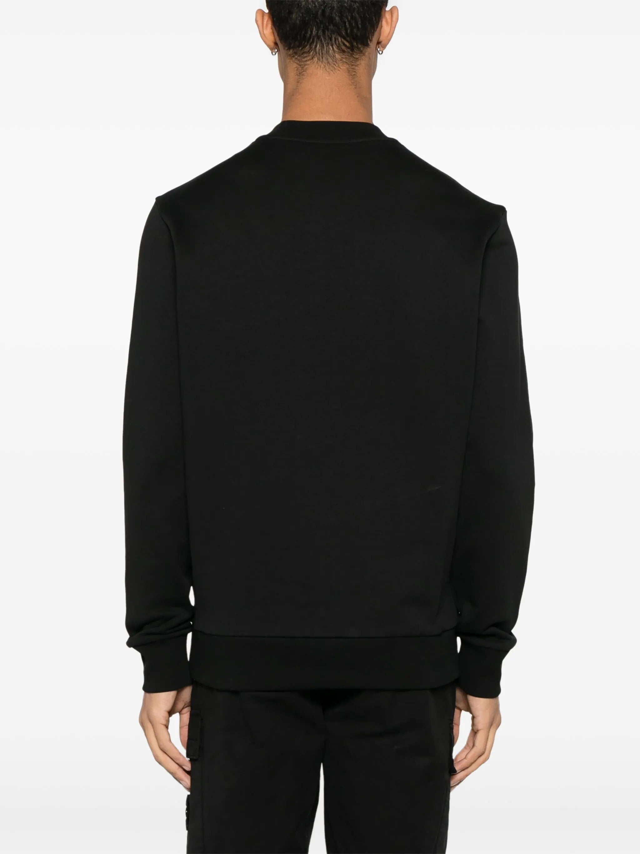 logo-patch cotton sweatshirt